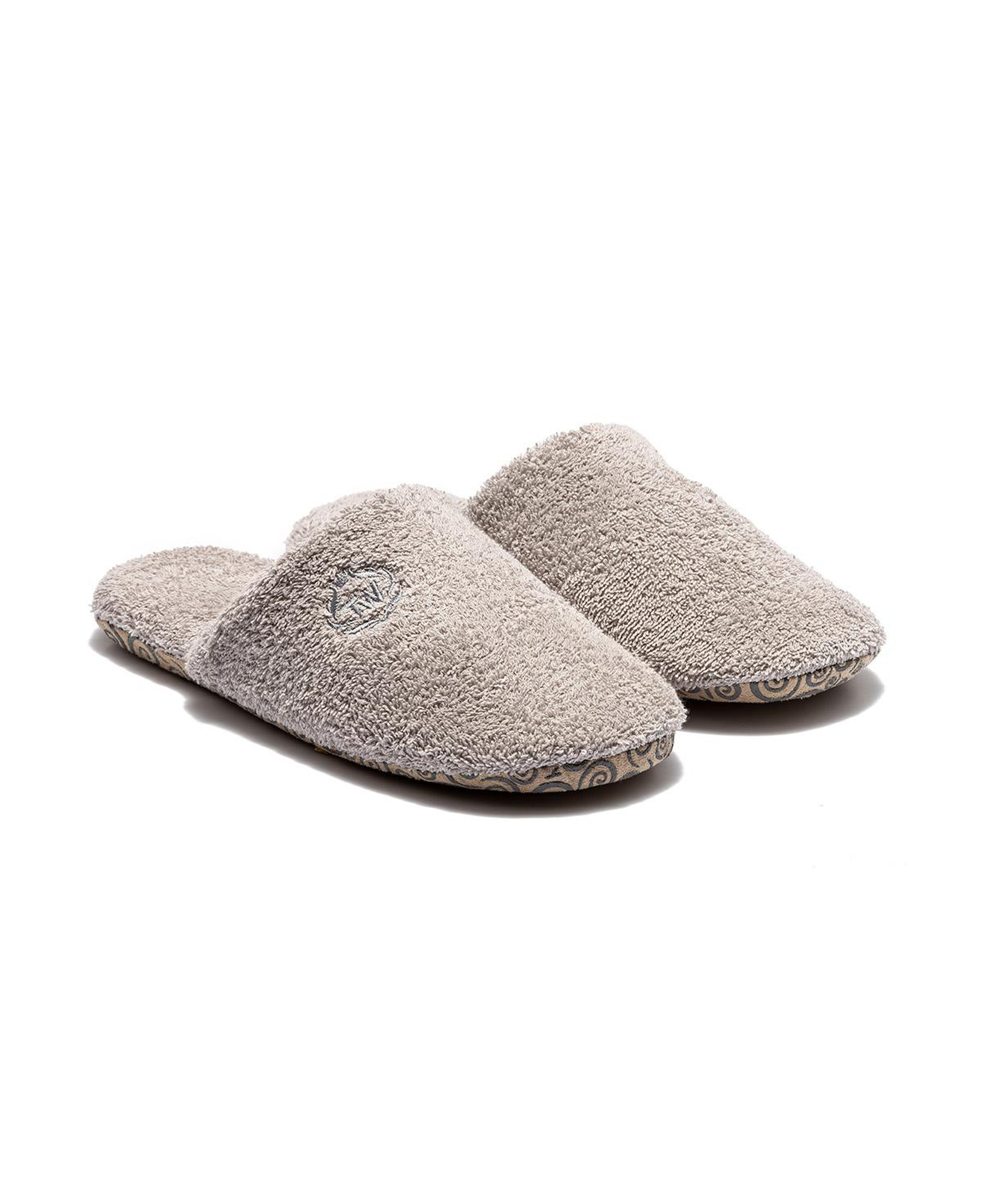 Havlu Kumaş Erkek Banyo Terliği Gri 41/46