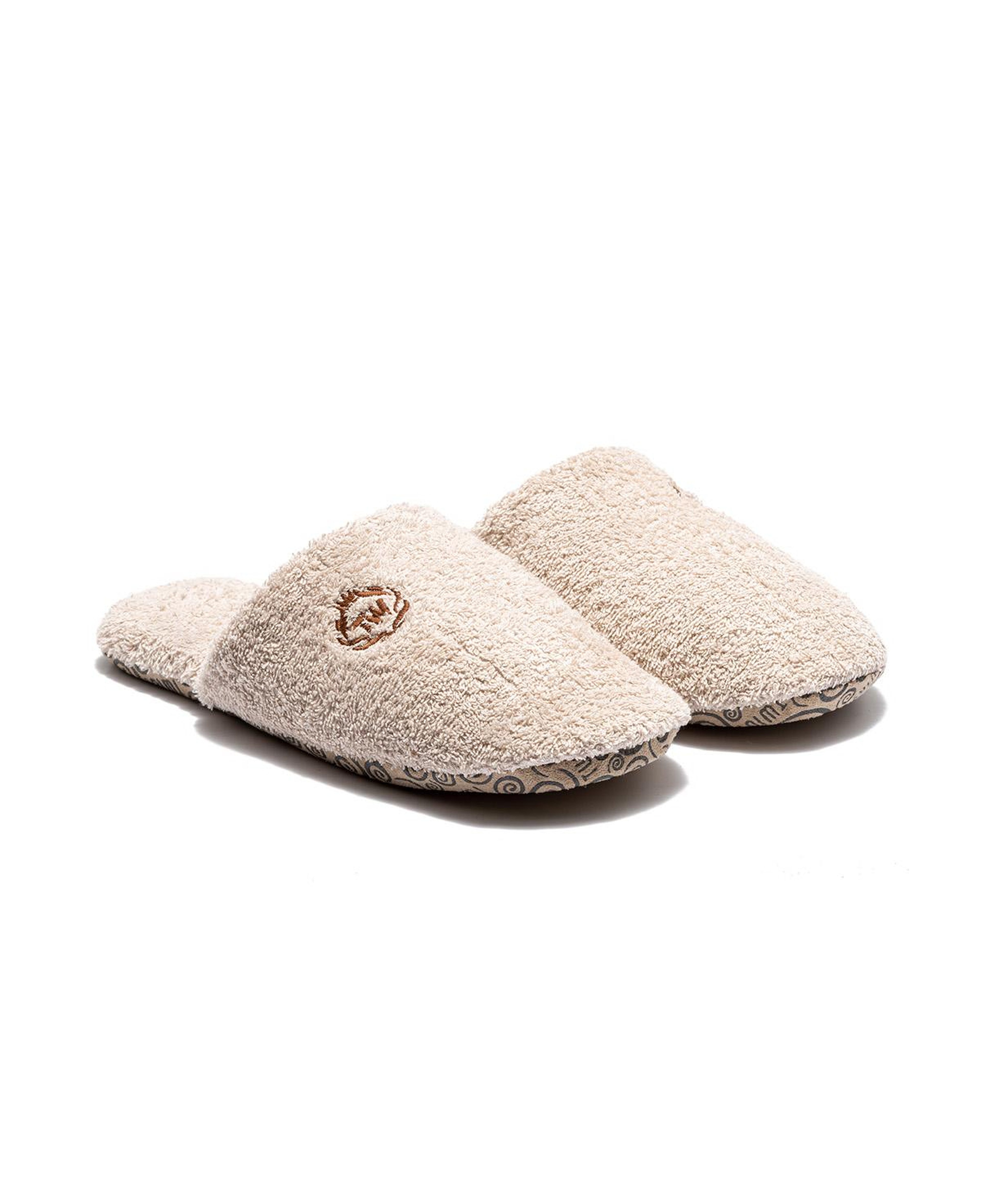 Havlu Kumaş Erkek Banyo Terliği Bej 41/46