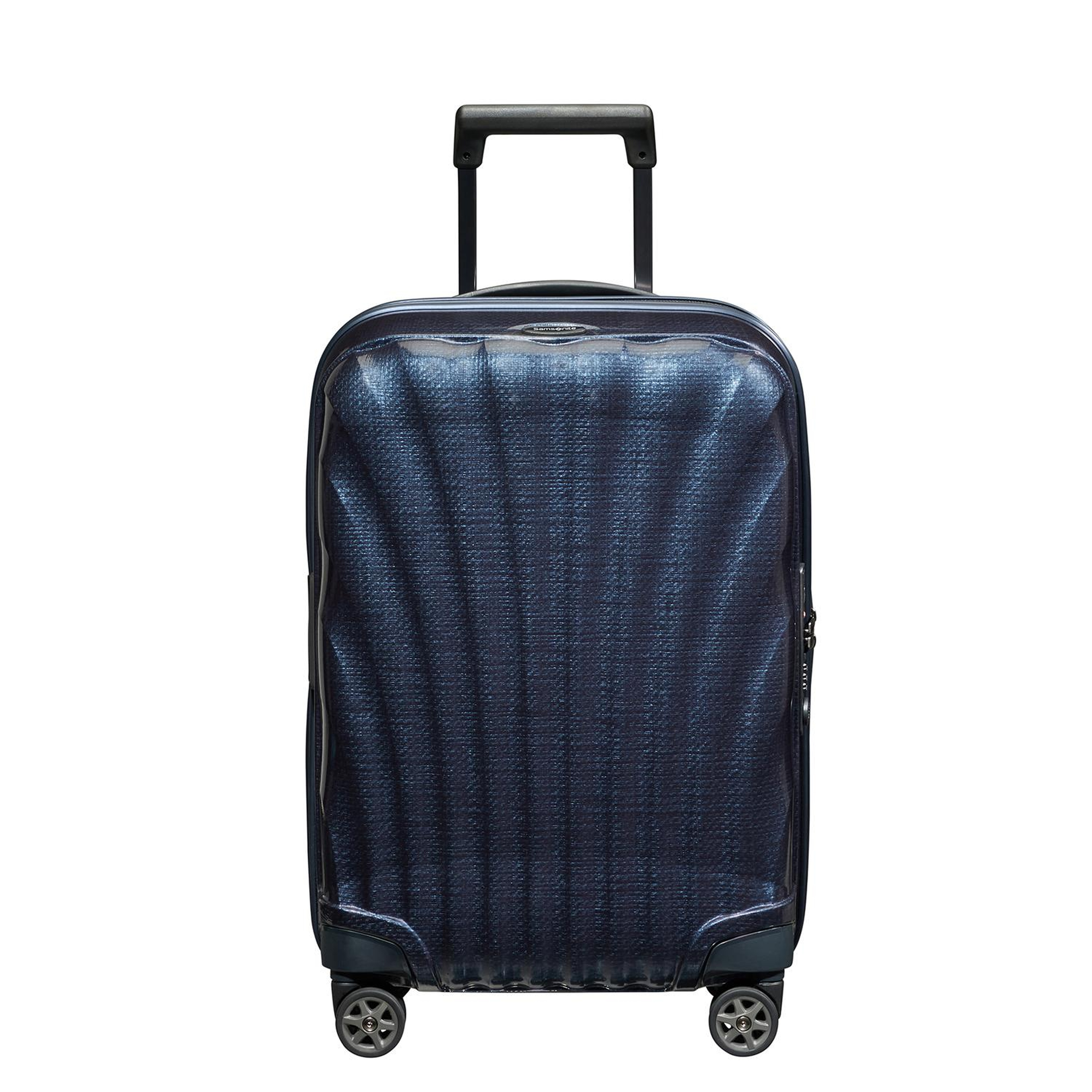Samsonite Lacivert C-Lite - Spinner 4 Tekerlekli Körüklü Kabin Boy Valiz 55cm