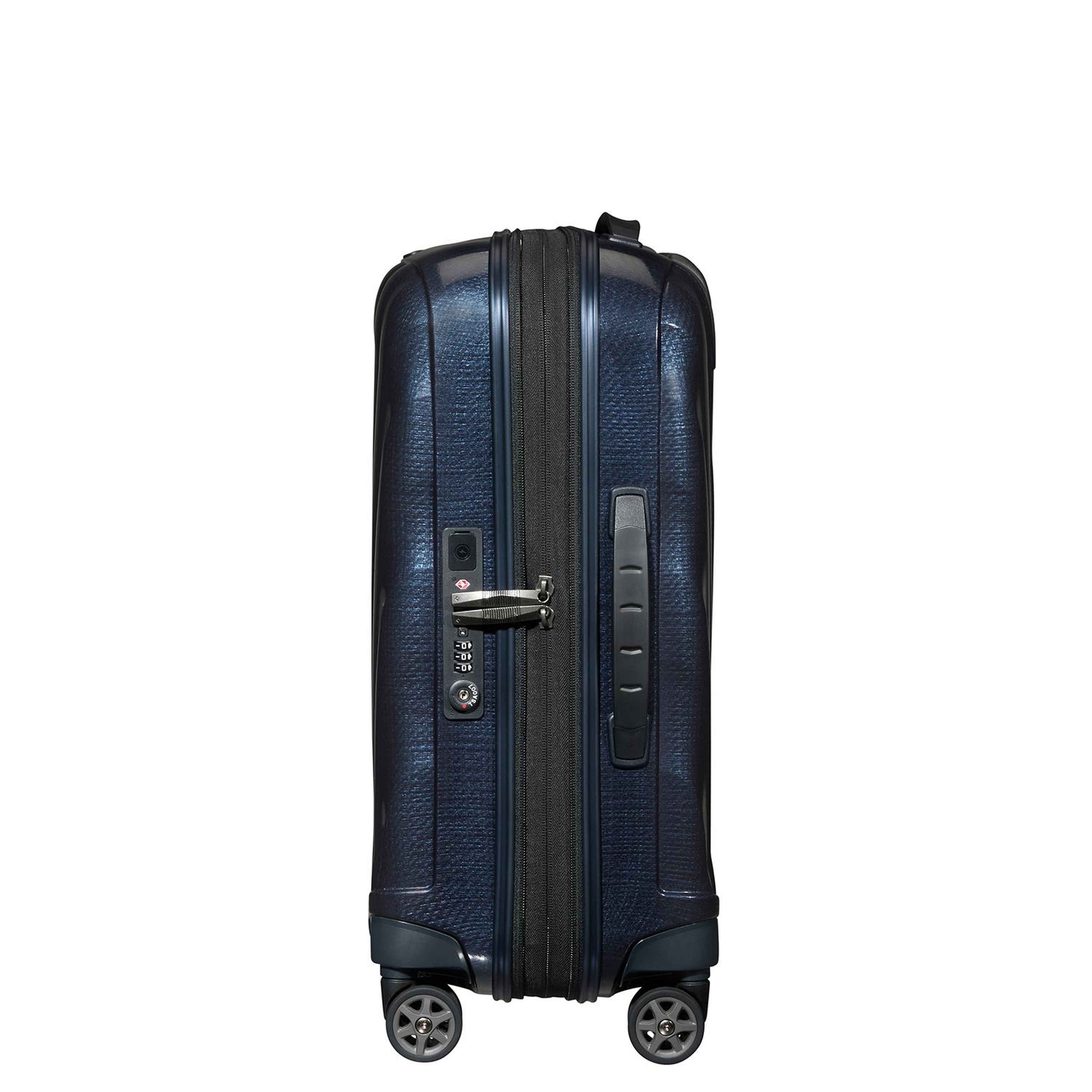 Samsonite Lacivert C-Lite - Spinner 4 Tekerlekli Körüklü Kabin Boy Valiz 55cm
