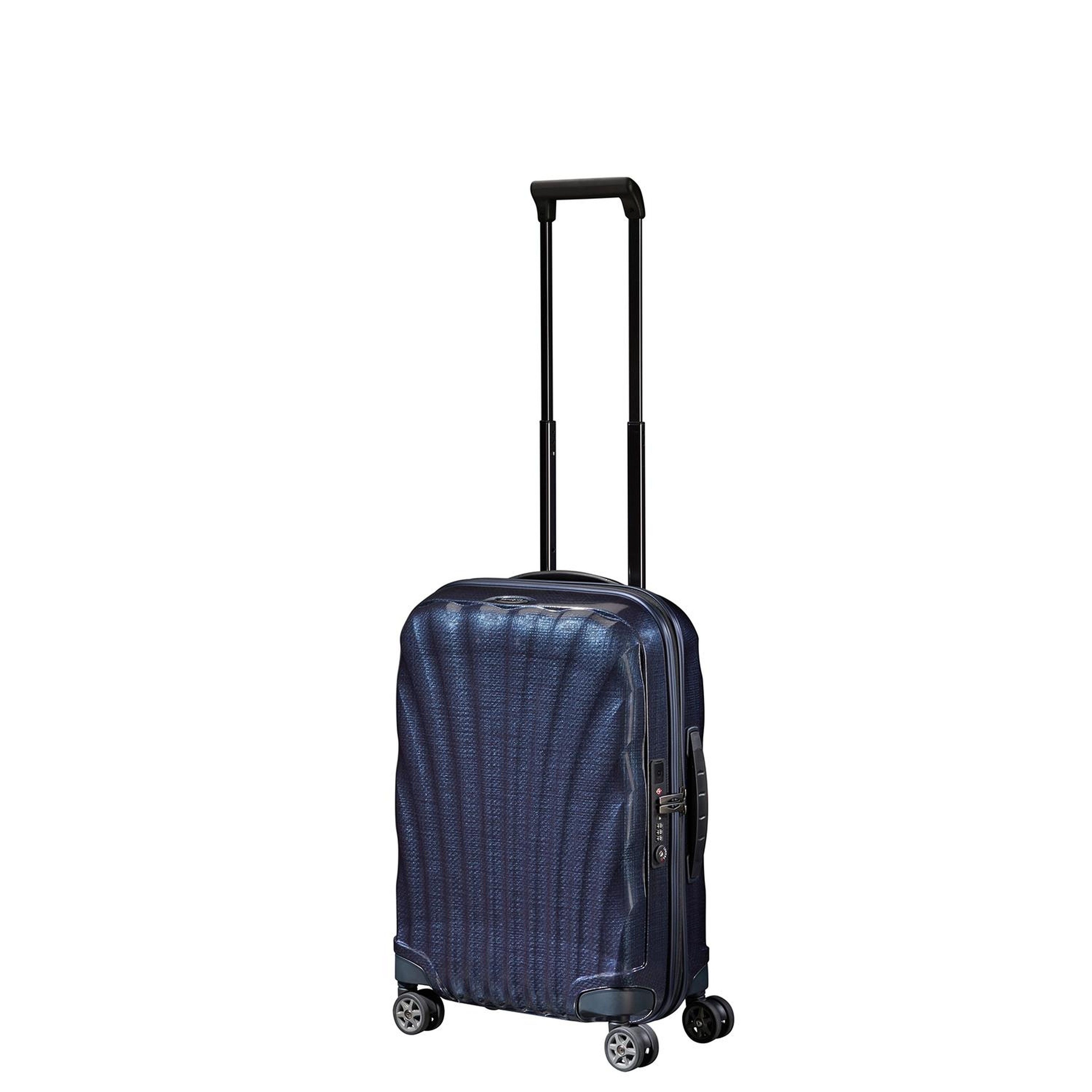 Samsonite Lacivert C-Lite - Spinner 4 Tekerlekli Körüklü Kabin Boy Valiz 55cm