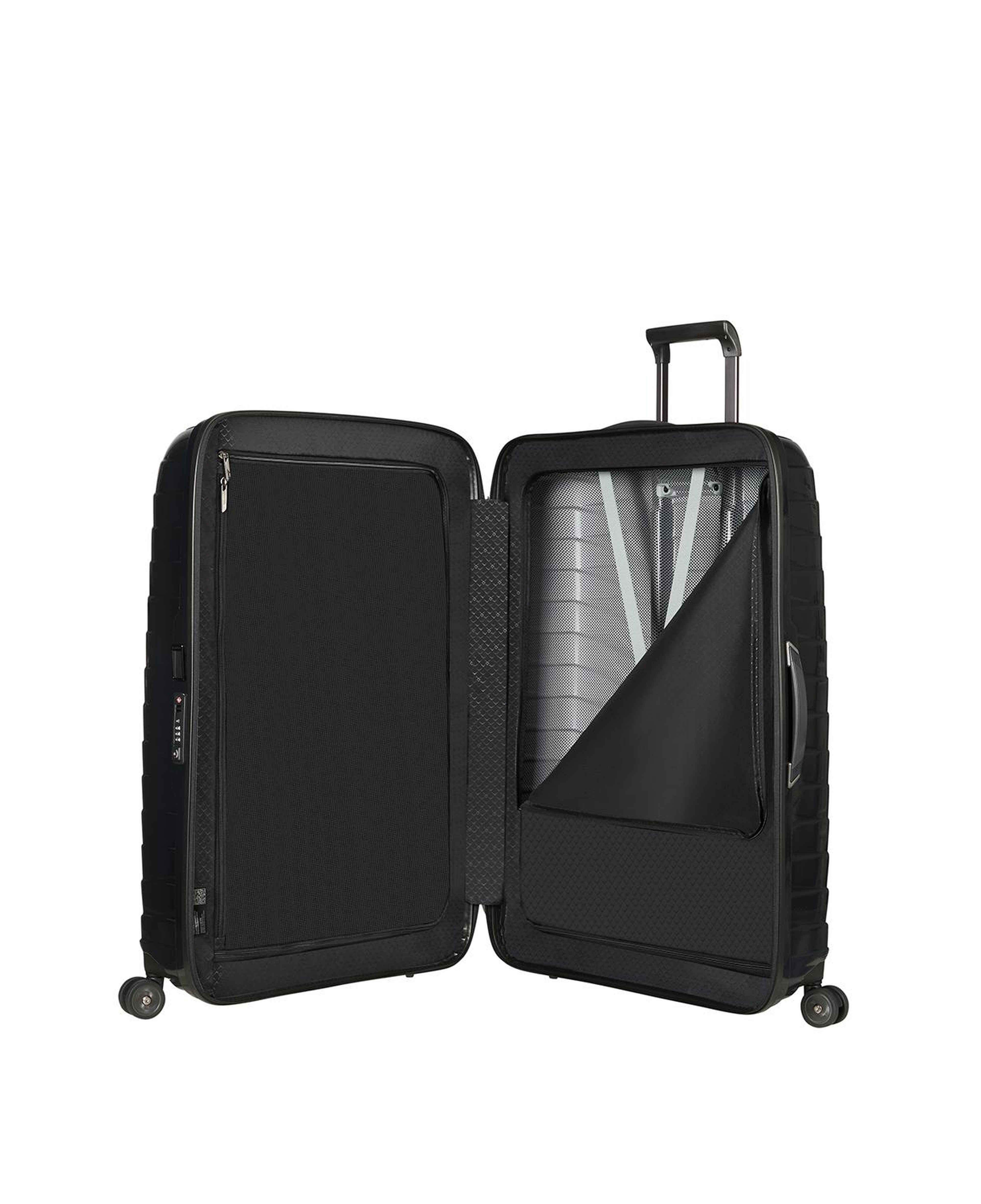 Samsonite Siyah Proxis - Spinner 4 Tekerlekli Ekstra Büyük Boy Valiz 81cm