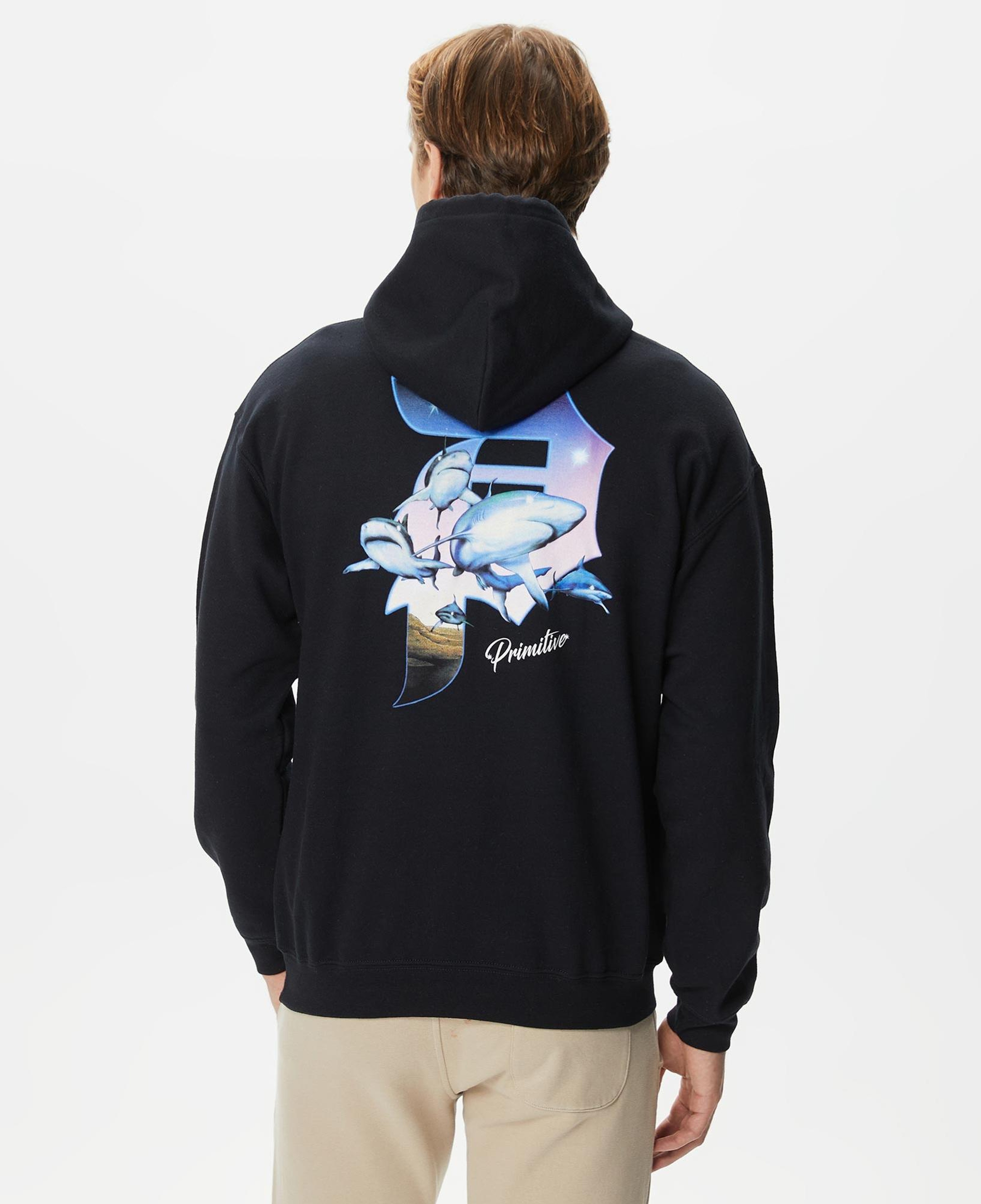 Primitive Shiver Erkek Siyah Hoodie