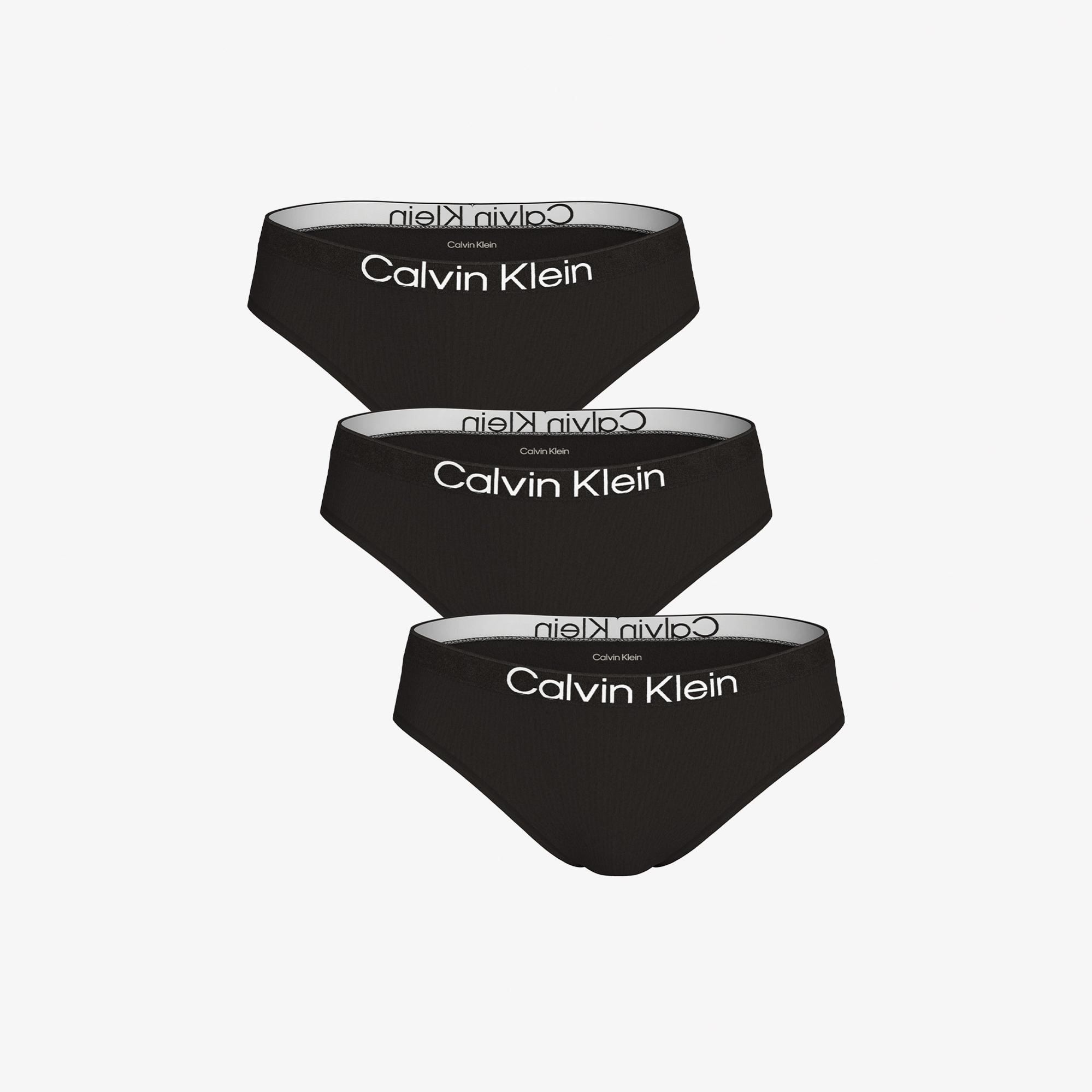Calvin Klein 3'lü Kadın Siyah Külot