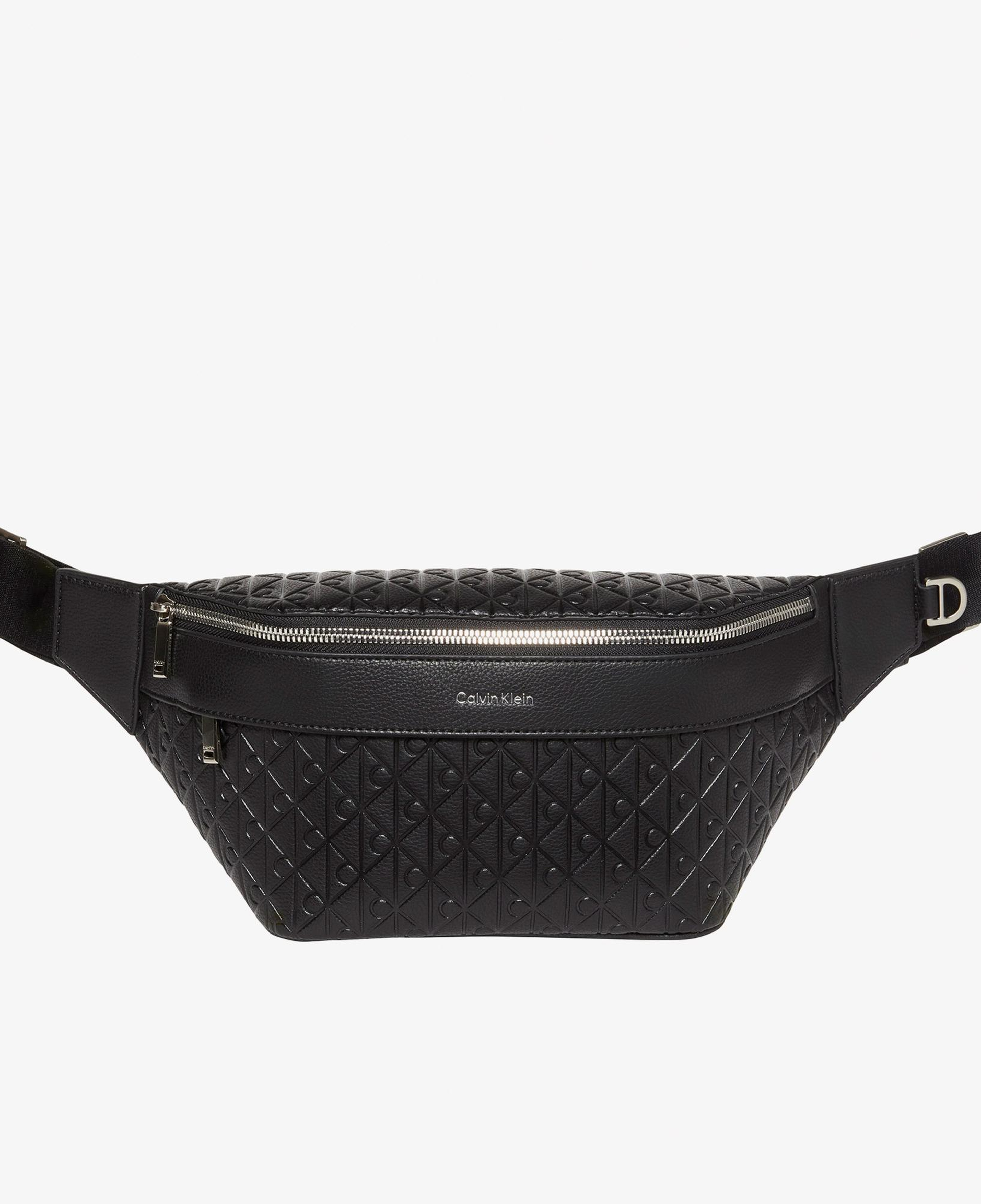 Calvin Klein Emblem Emboss Waistbag Erkek Siyah Bel Çantası