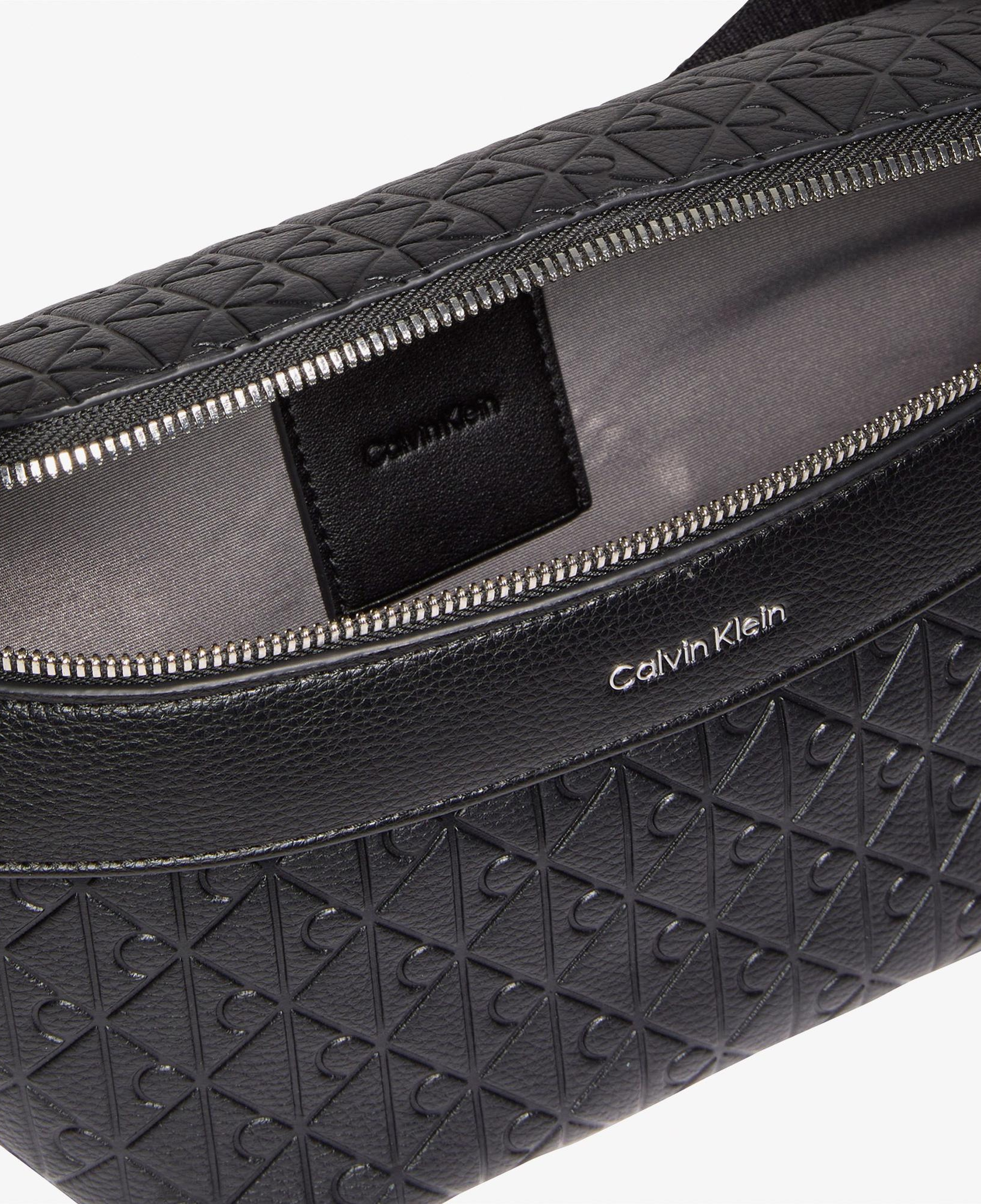 Calvin Klein Emblem Emboss Waistbag Erkek Siyah Bel Çantası