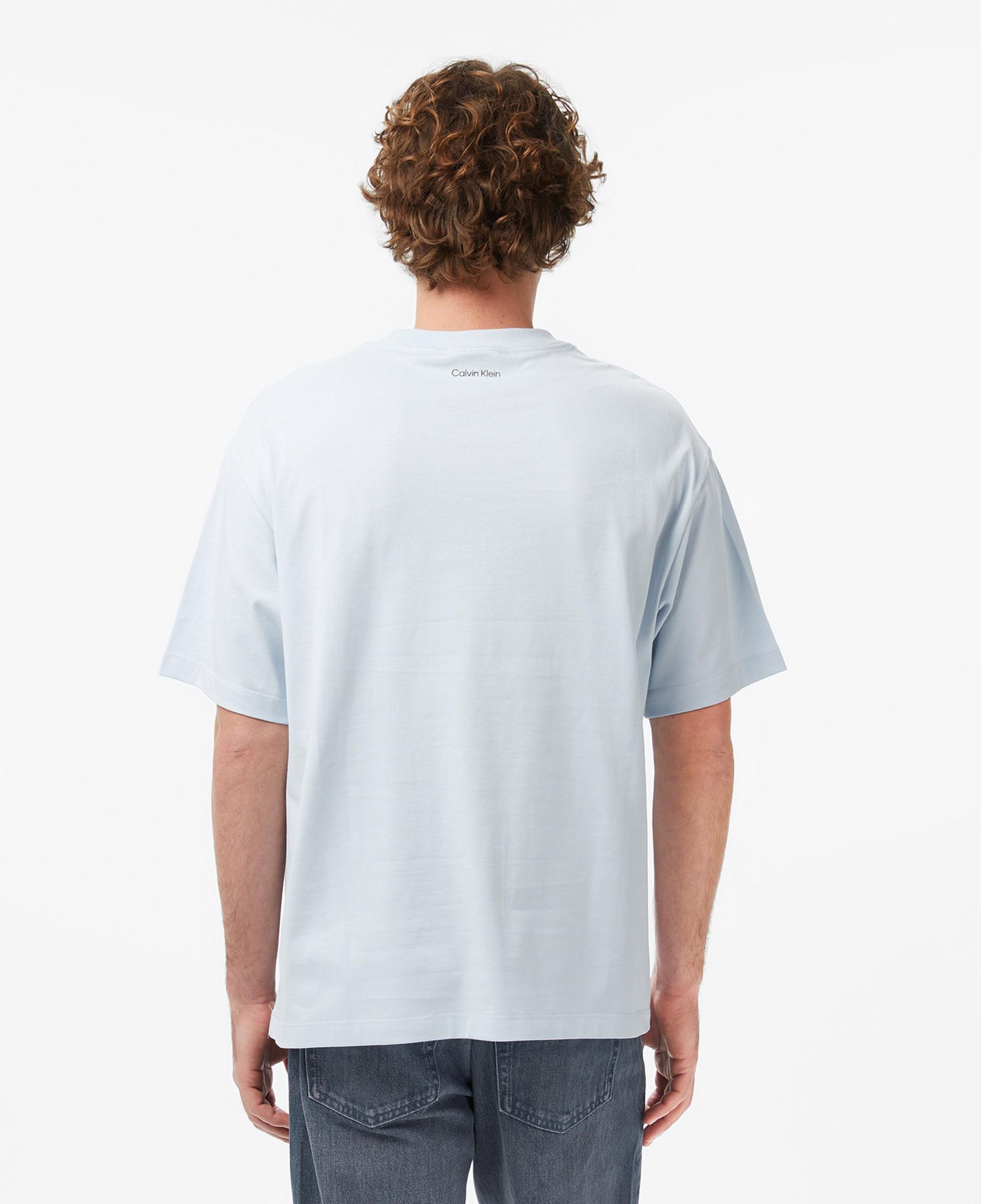 Calvin Klein 16S Diamond Grap Erkek Mavi T-Shirt