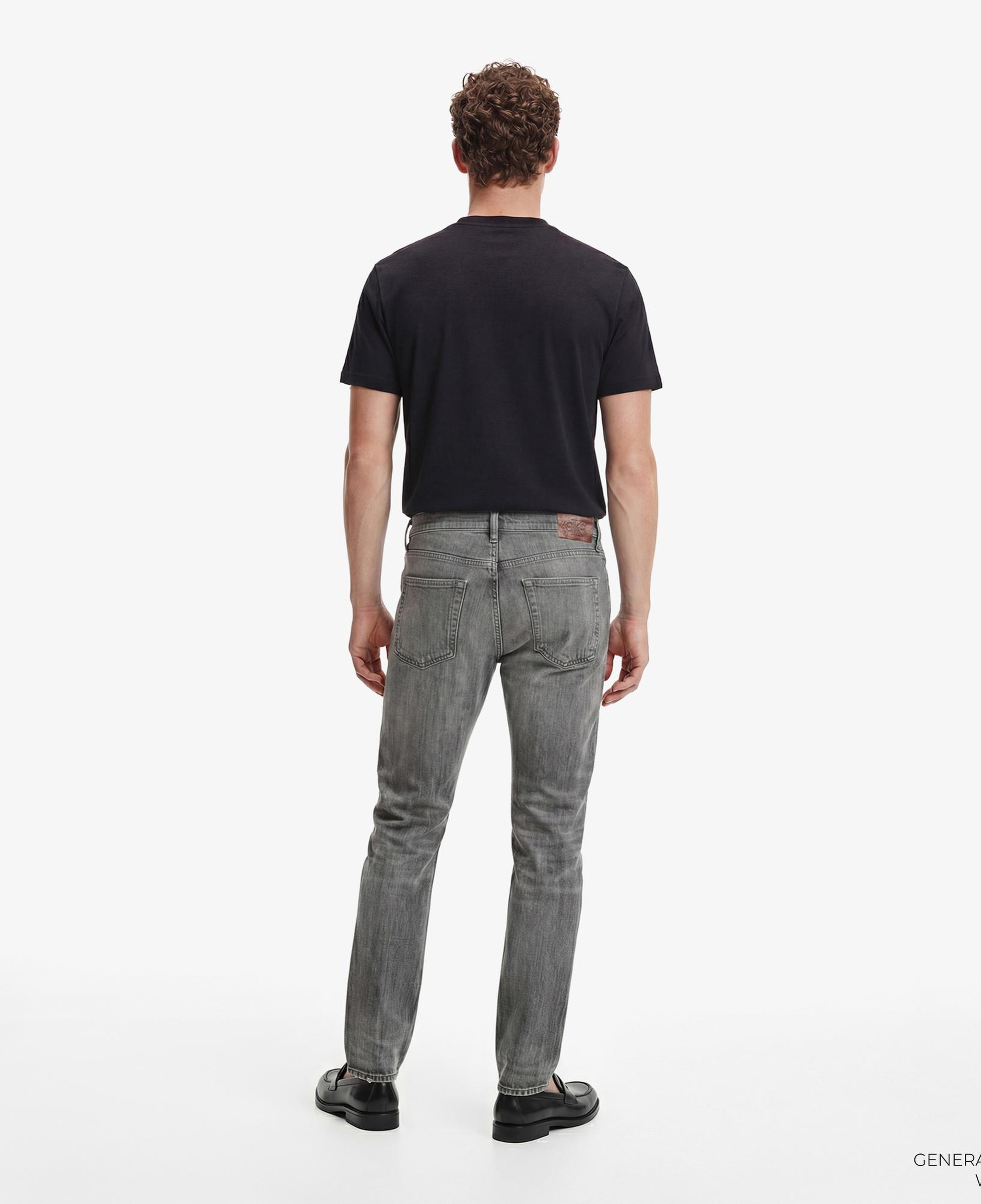 Calvin Klein 90S Straight Meteorite Tencel Erkek Gri Jean