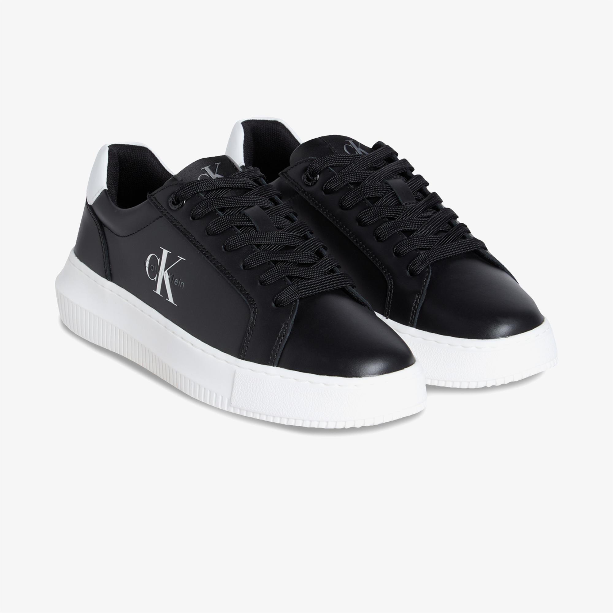 Calvin Klein Chunky Cupsole Mono Kadın Siyah Sneaker