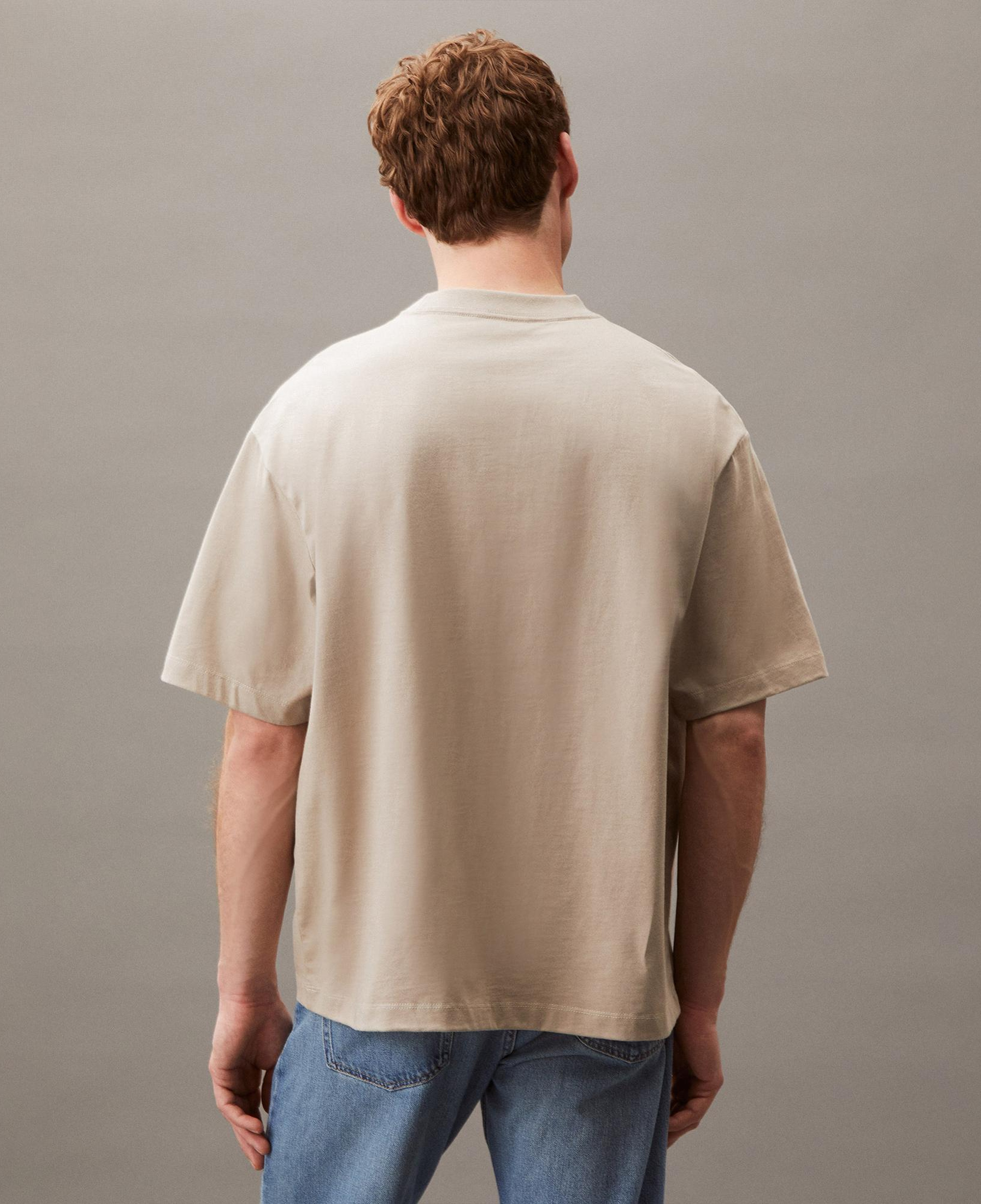 Calvin Klein Low Erkek Bej T-Shirt