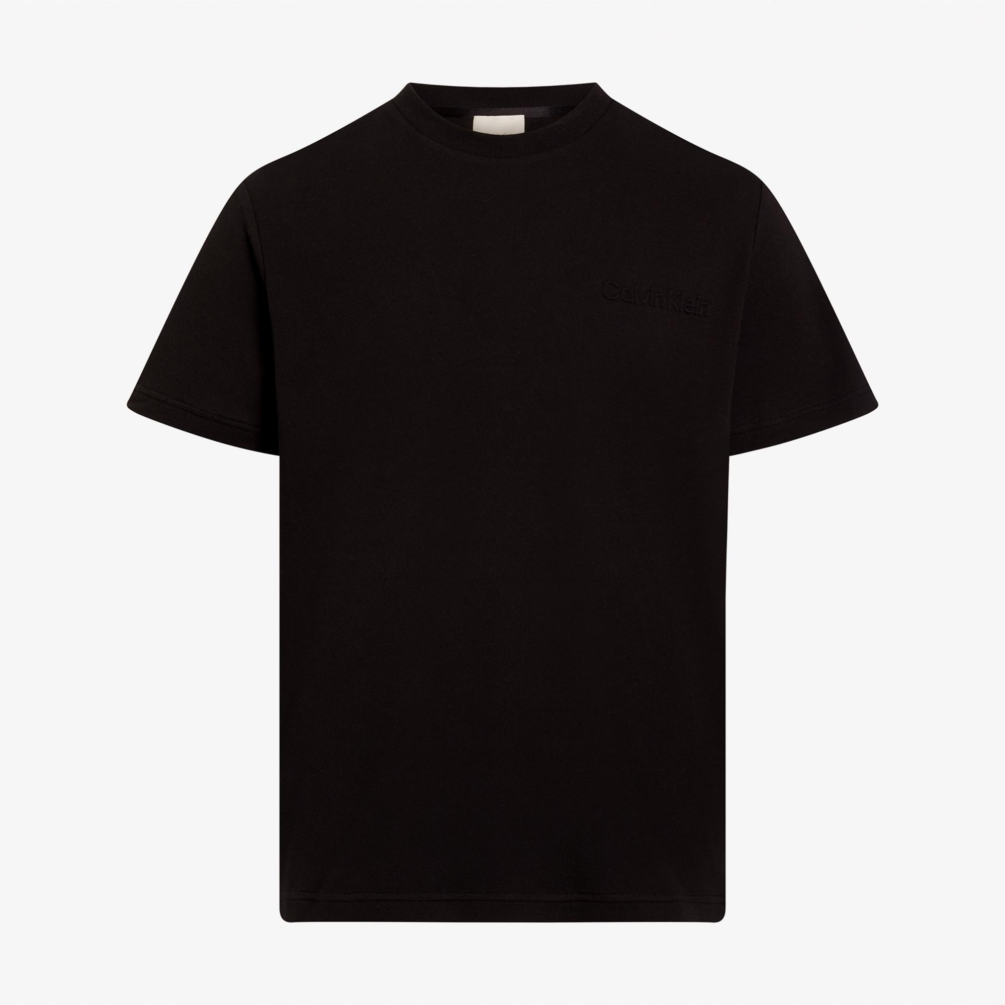 Calvin Klein Embossed Logo Erkek Siyah T-Shirt