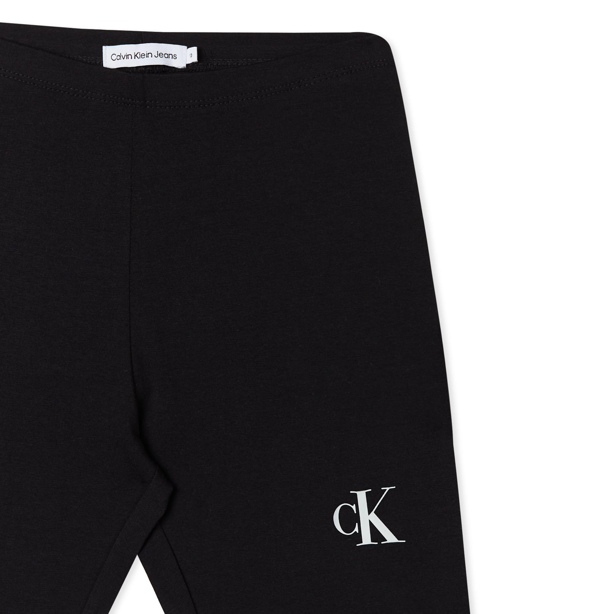 Calvin Klein Jeans Logo Çocuk Siyah Eşofman Altı