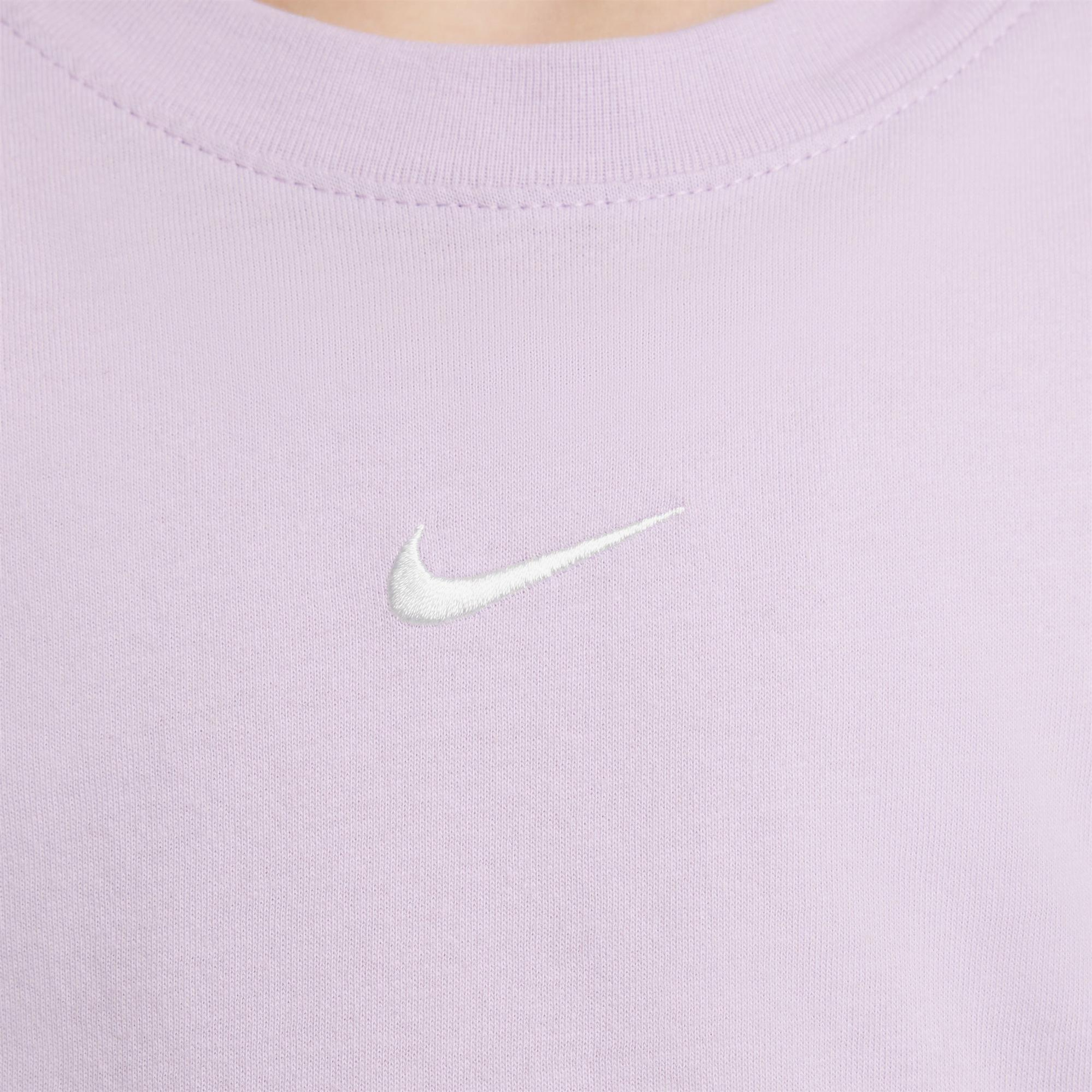 Nike Sportswear Boxy Essentials Çocuk Mor T-Shirt