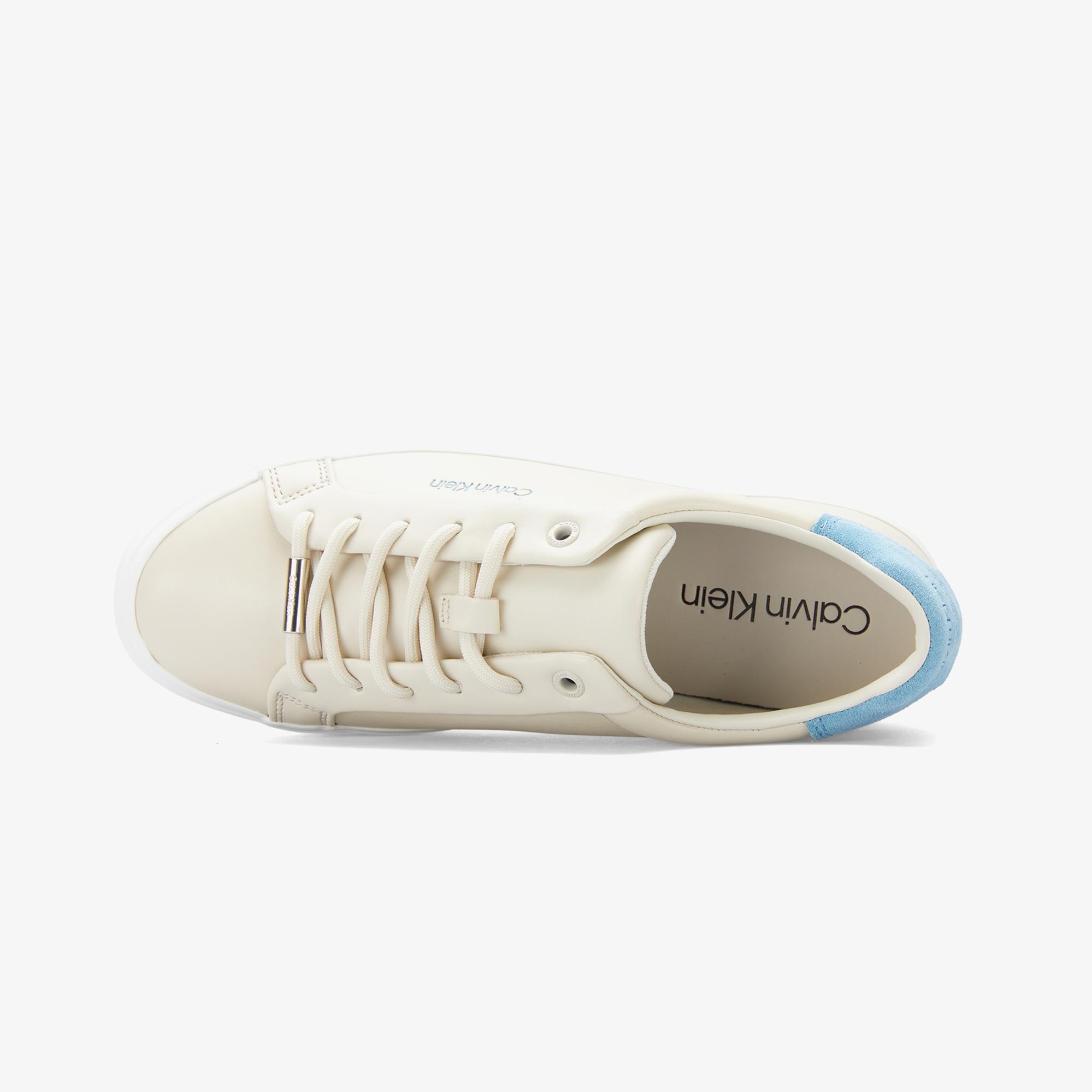 Calvin Klein Vulc Lace Up  Kadın Bej Sneaker