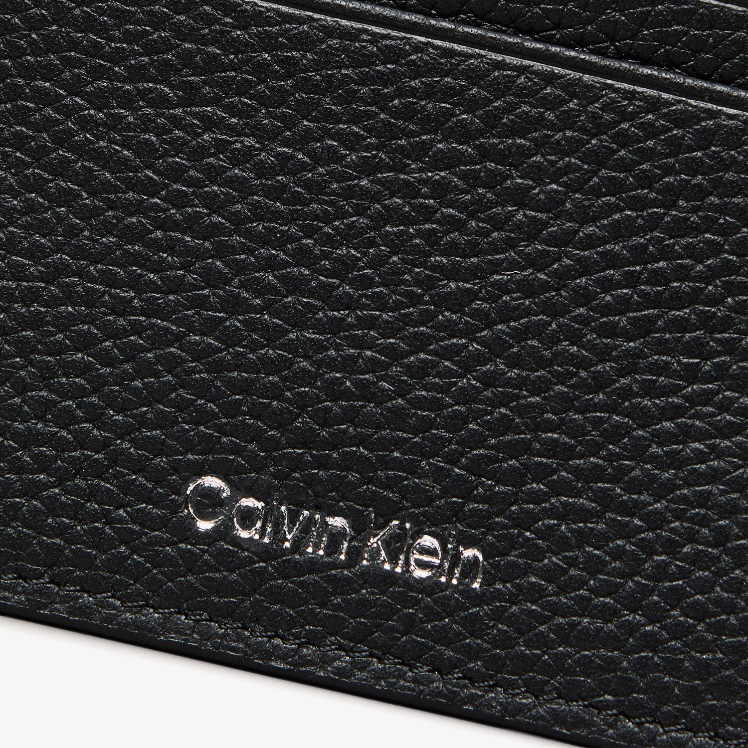 Calvin Klein Foil Emboss Erkek Siyah Kartlık