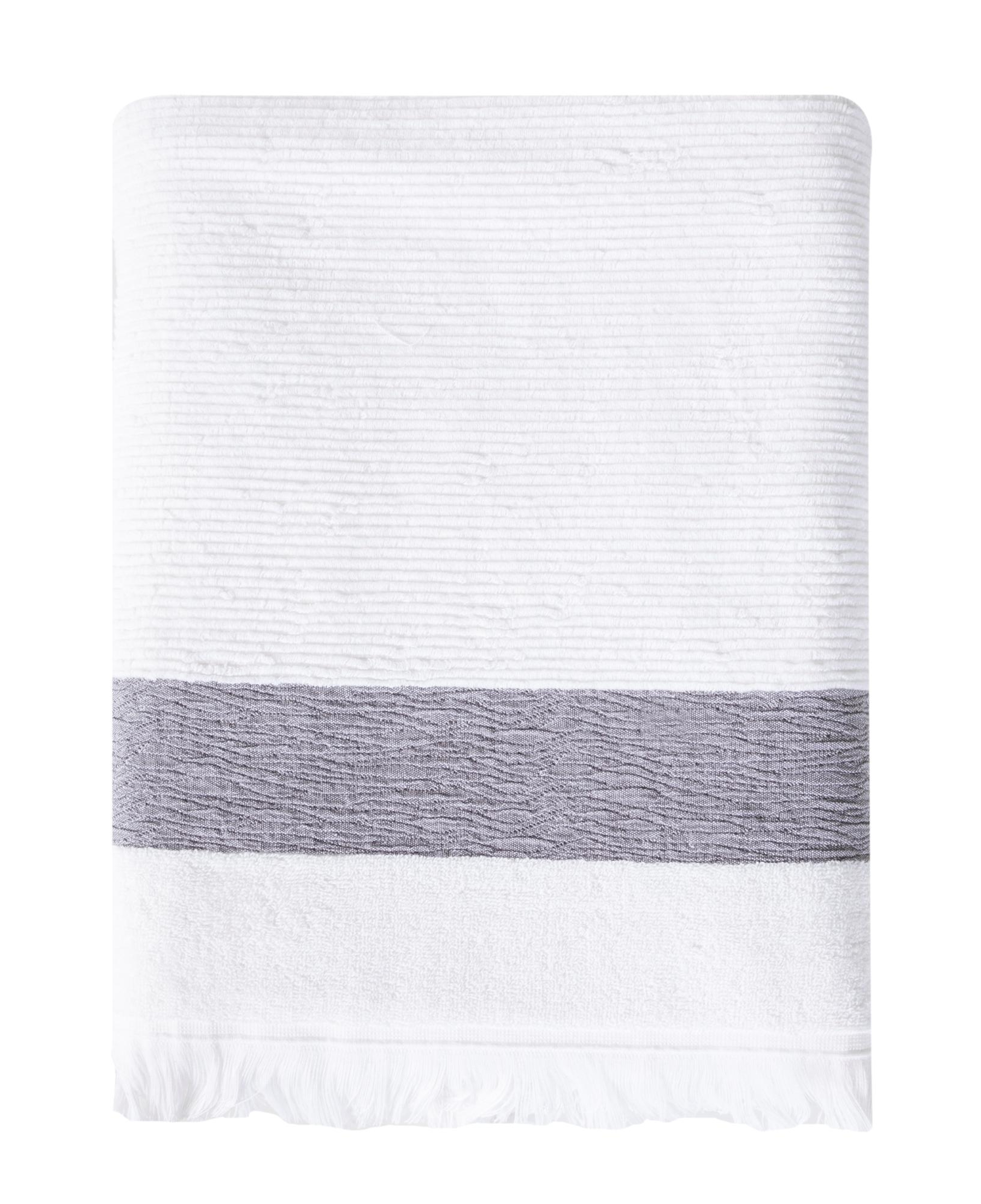 BORLA BEYAZ BANYO HAVLUSU 90x150