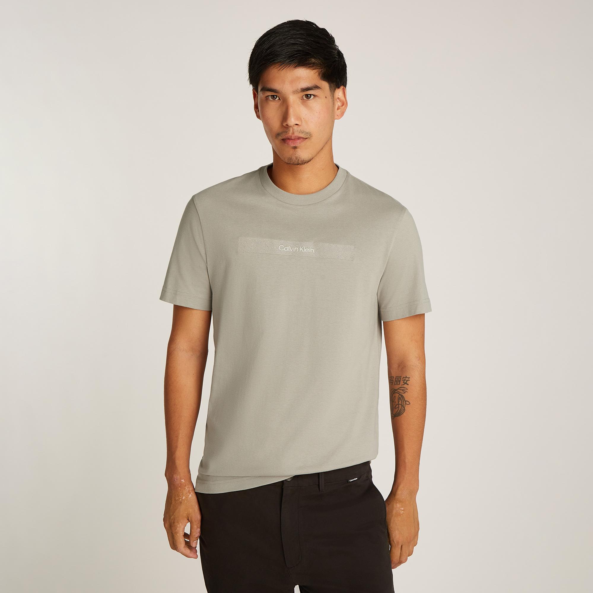 Calvin Klein Erkek Bej T-Shirt