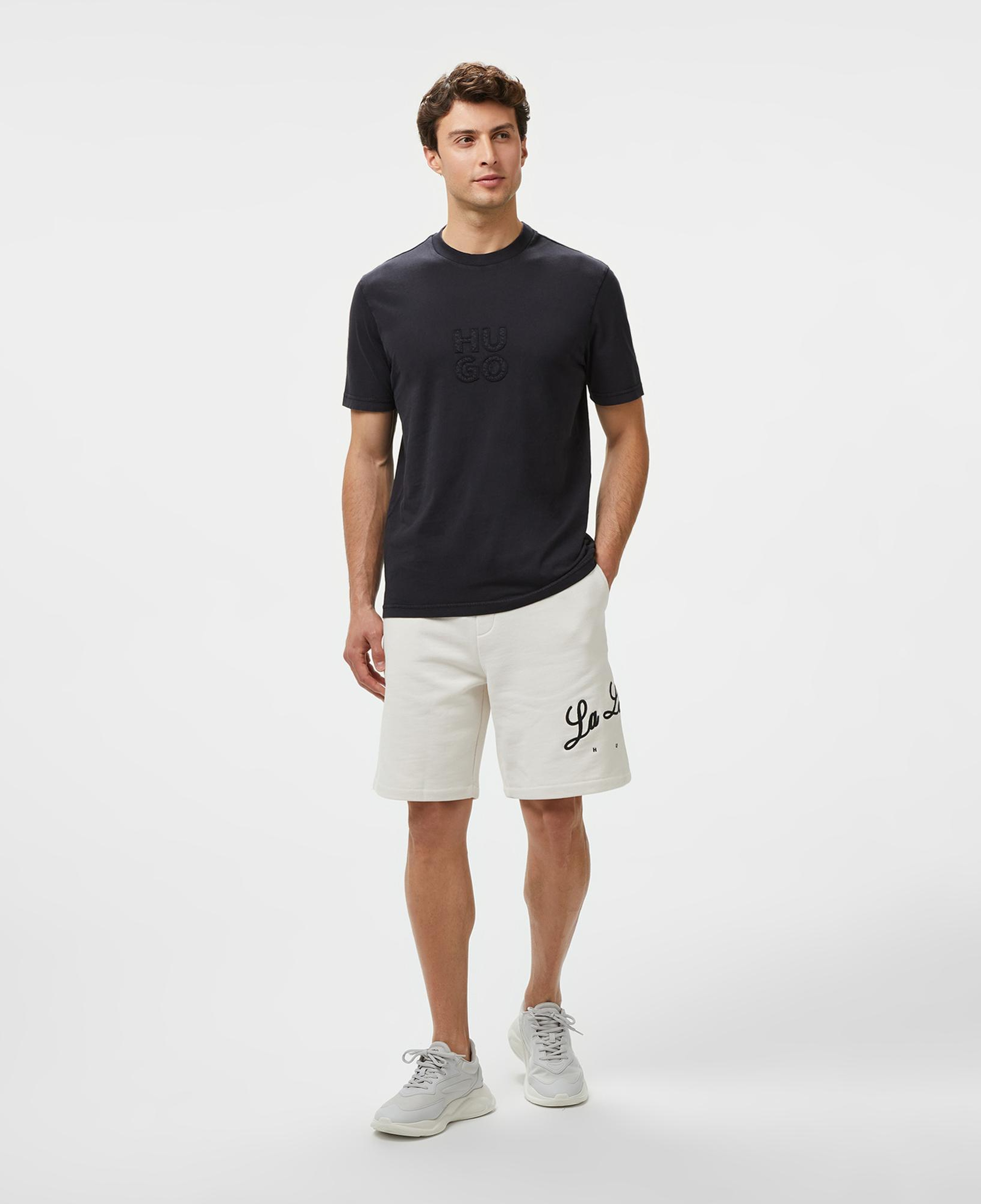 Hugo Dustress Erkek Siyah T-Shirt