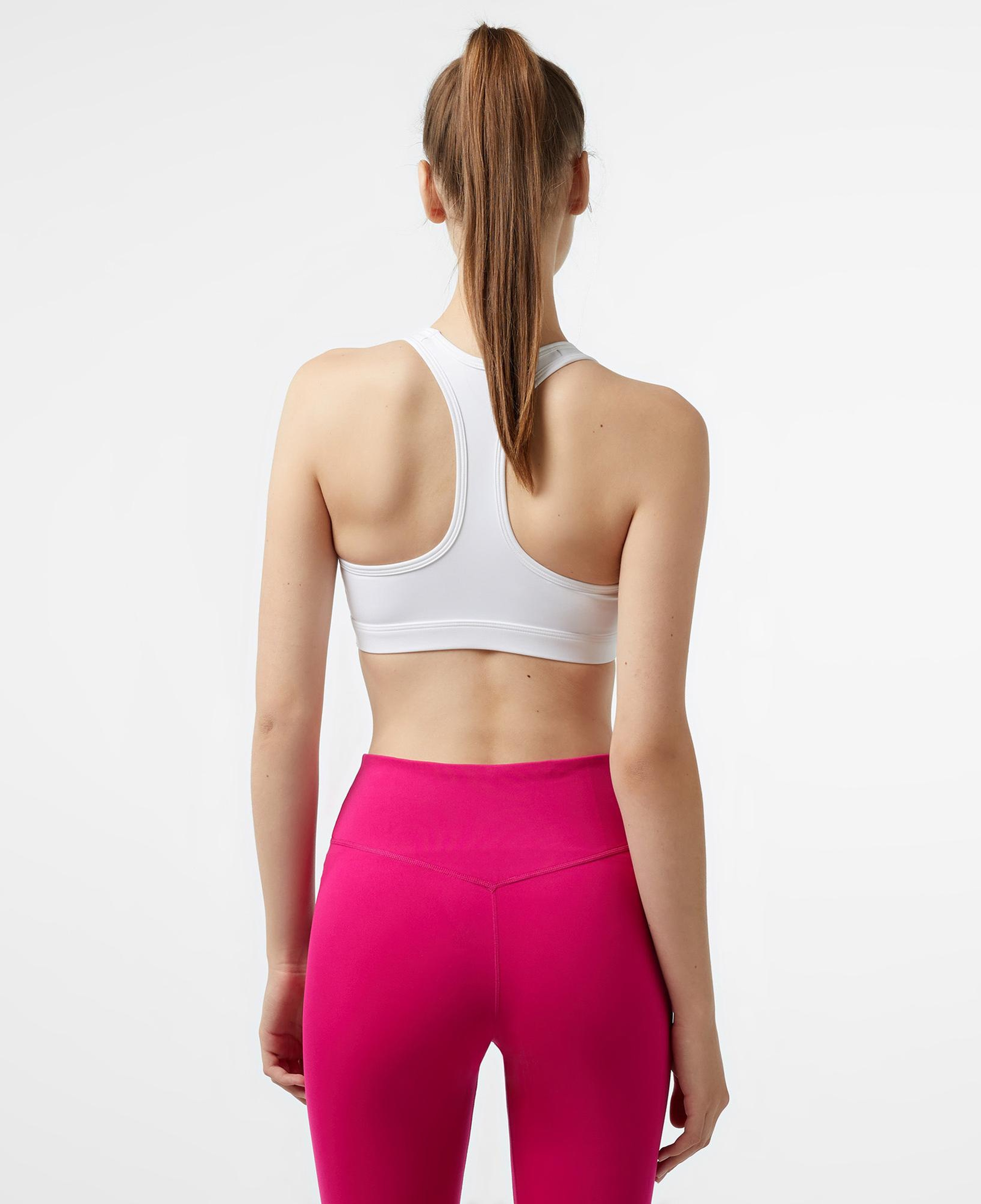 Nike Swoosh Med Sport Kadın Beyaz Bra