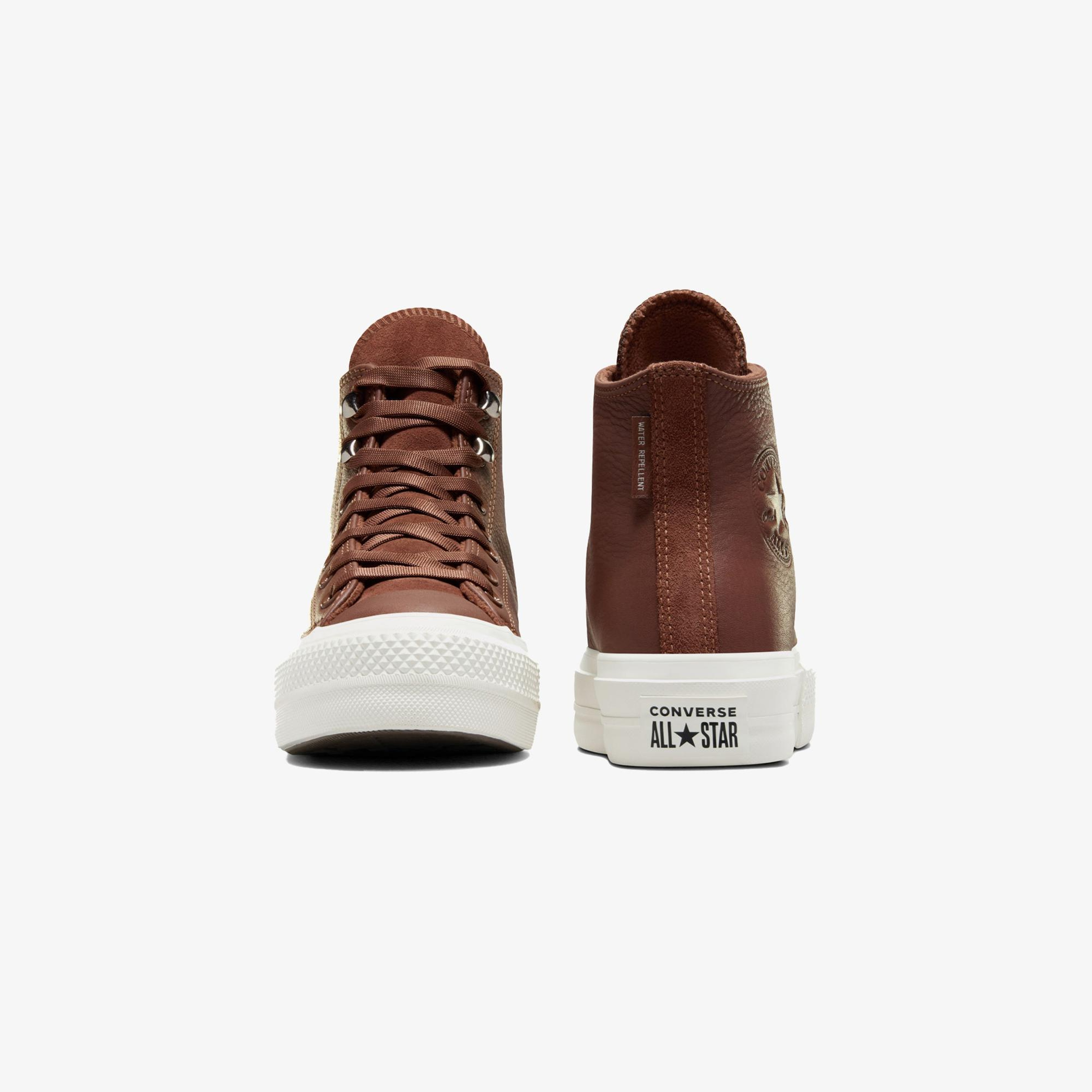 Converse Ctas Lift Hi Bear Kadın Kahverengi Sneaker