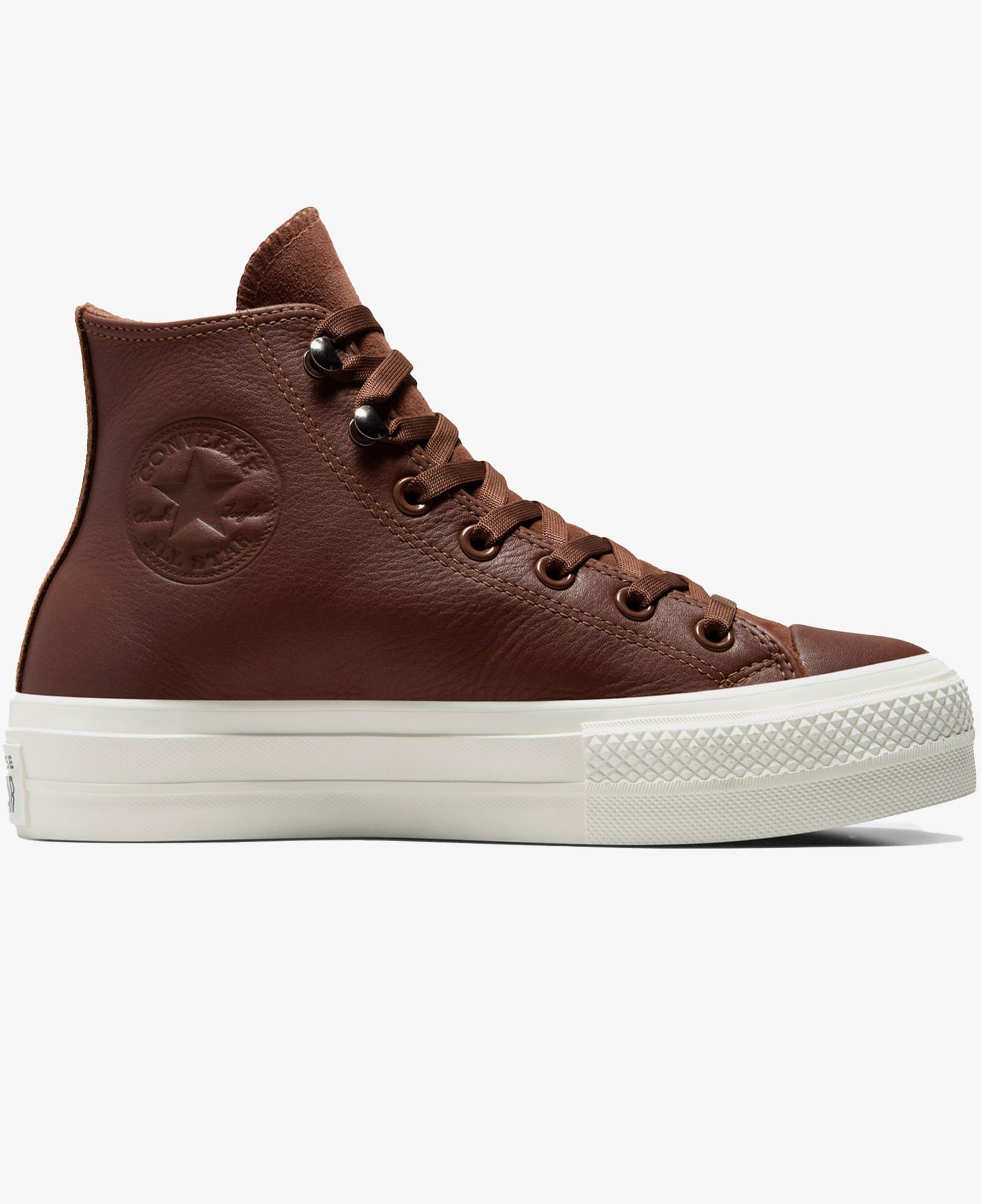 Converse Ctas Lift Hi Bear Kadın Kahverengi Sneaker