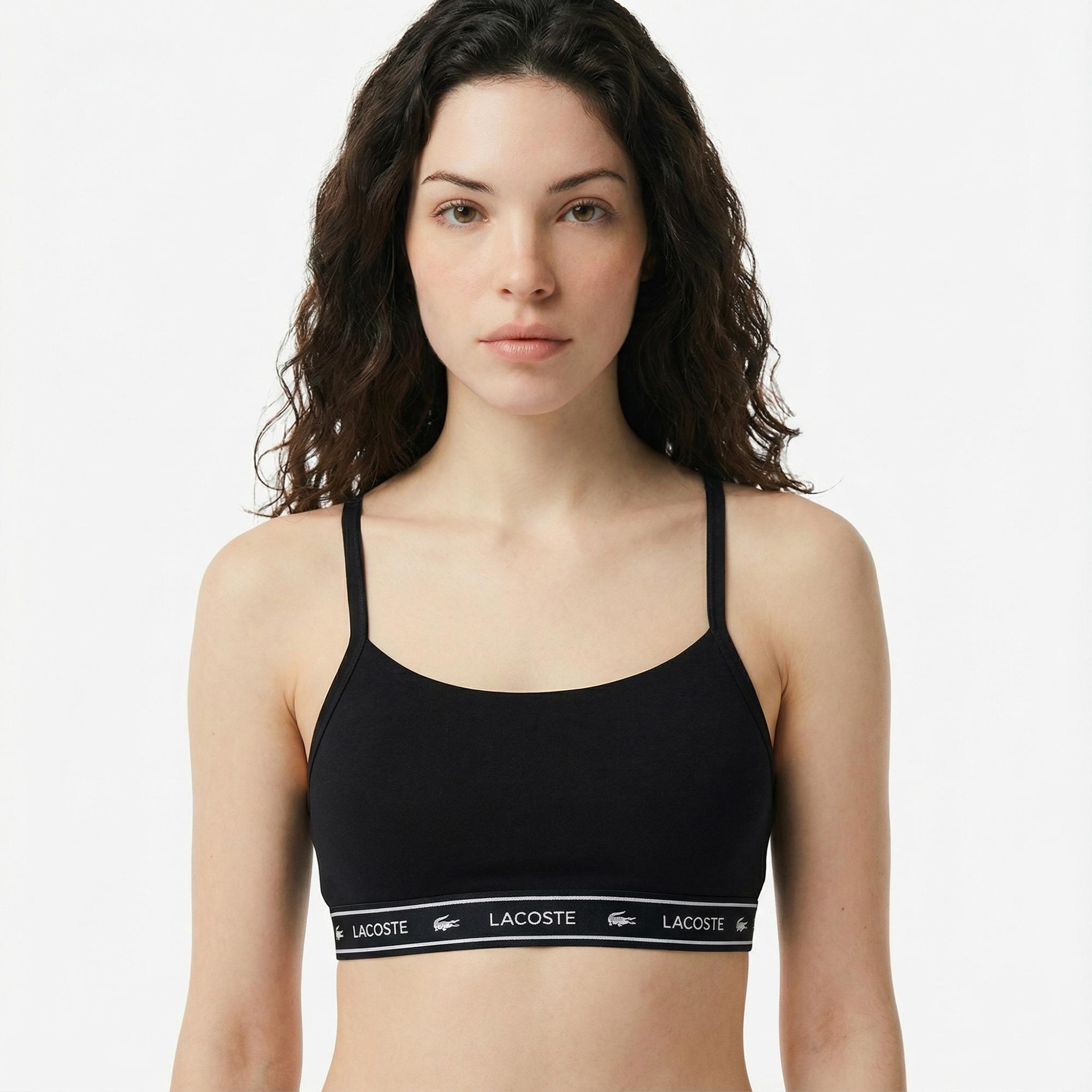 Lacoste Kadın Siyah Bra