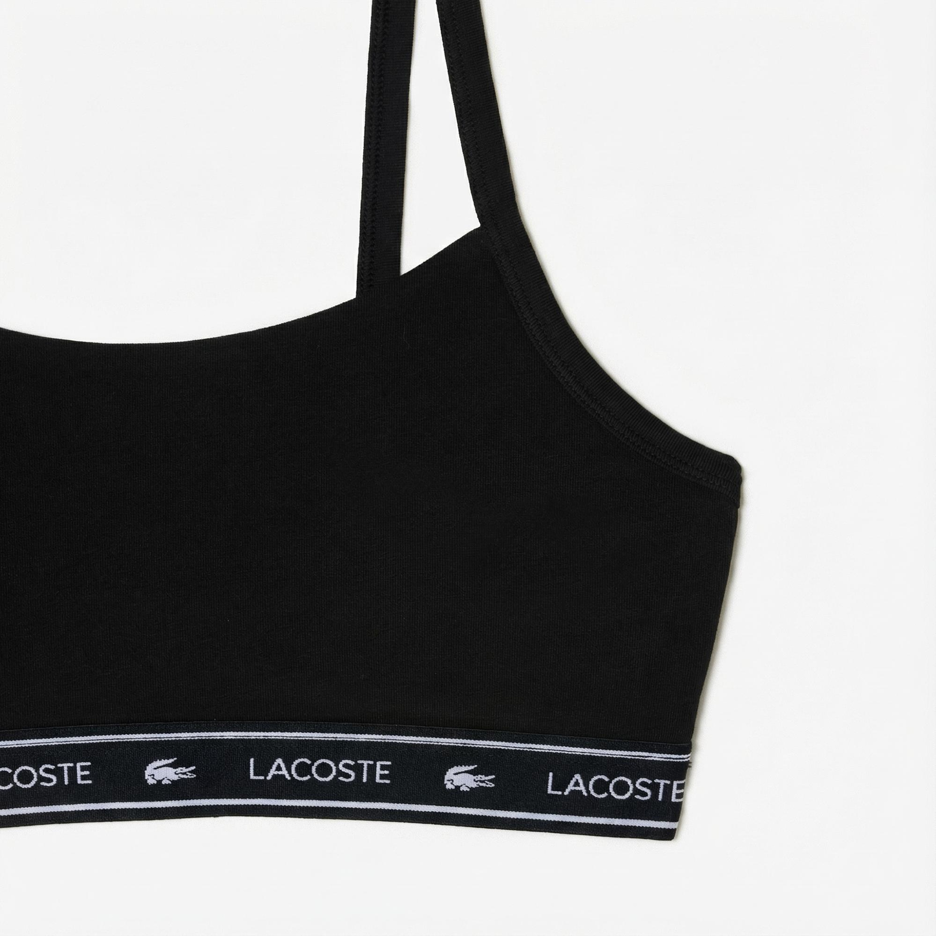 Lacoste Kadın Siyah Bra