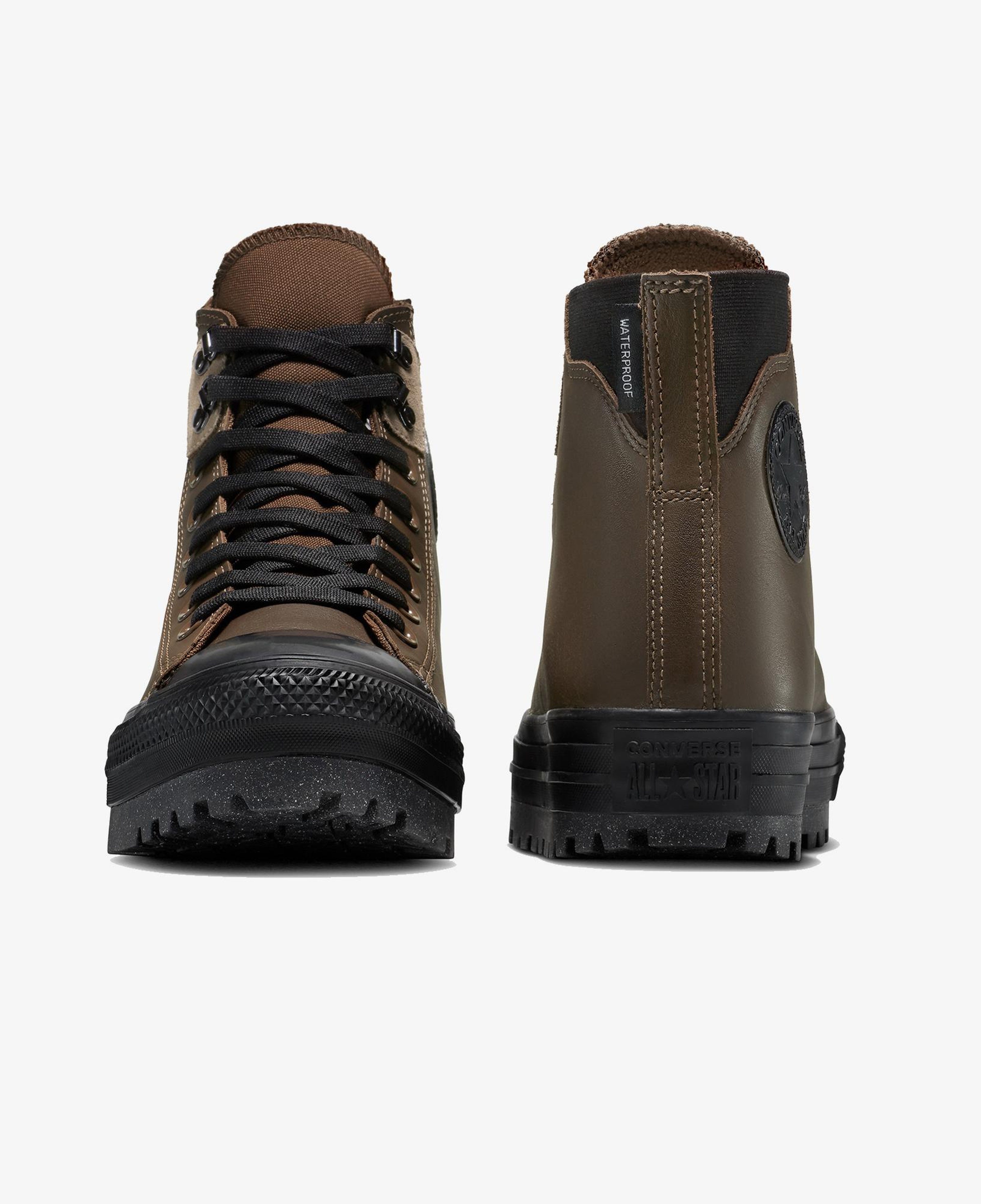 Converse Chuck Taylor All Star City Trek Unisex Kahverengi Deri Su Geçirmez Bot