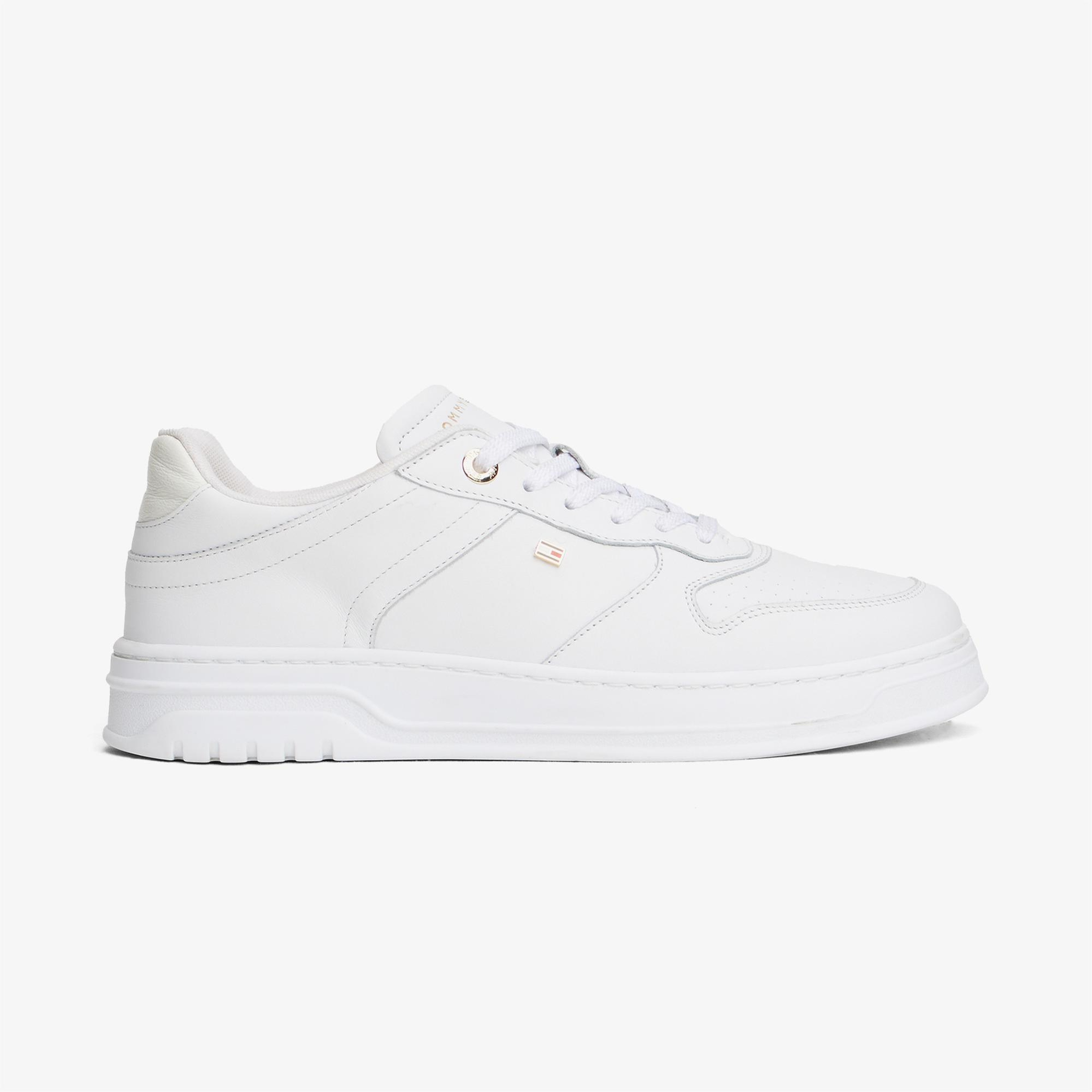 Tommy Hilfiger Sporty Cupsole Kadın Beyaz Sneaker