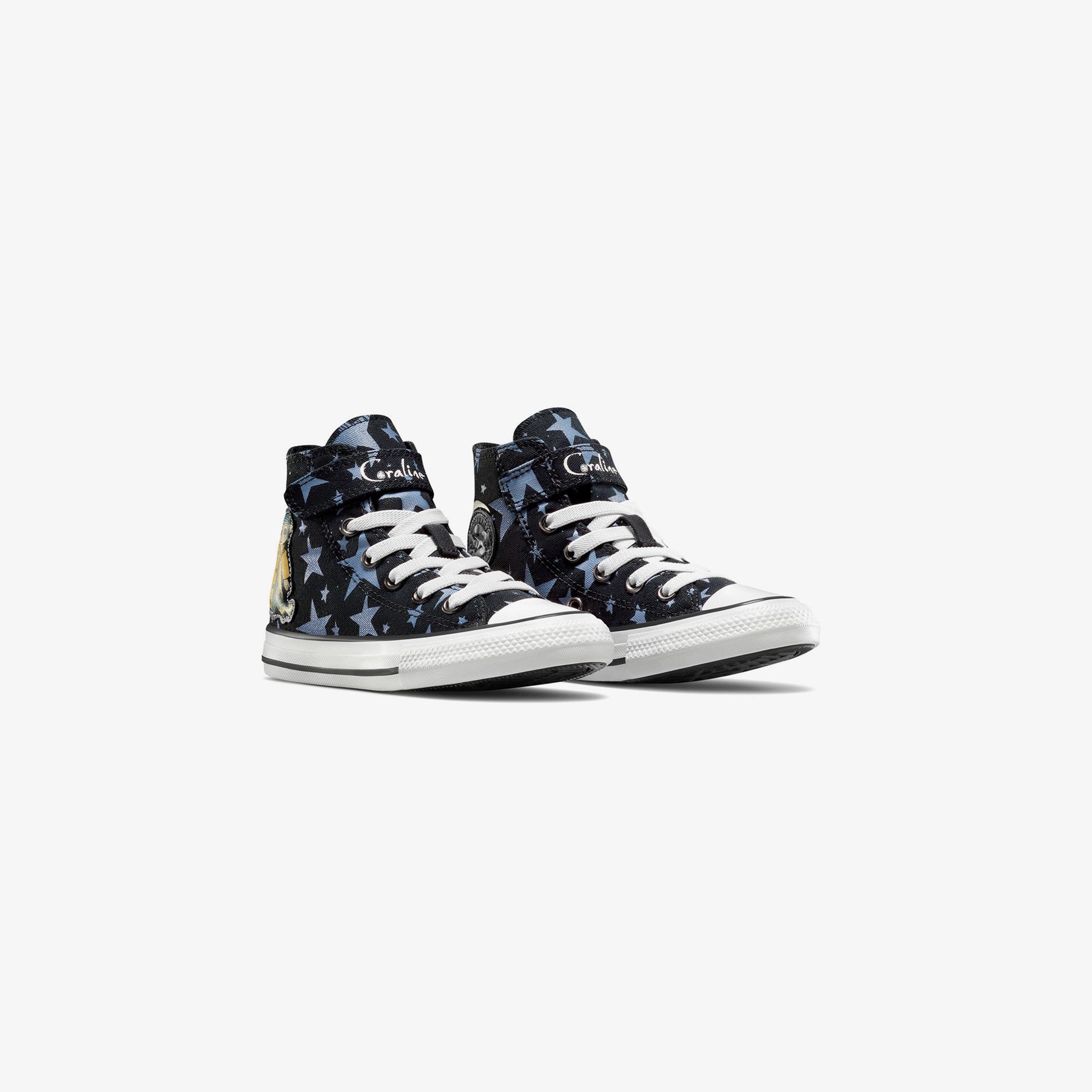 Converse x Coraline Chuck Taylor All Star 1V Çocuk Siyah Sneaker