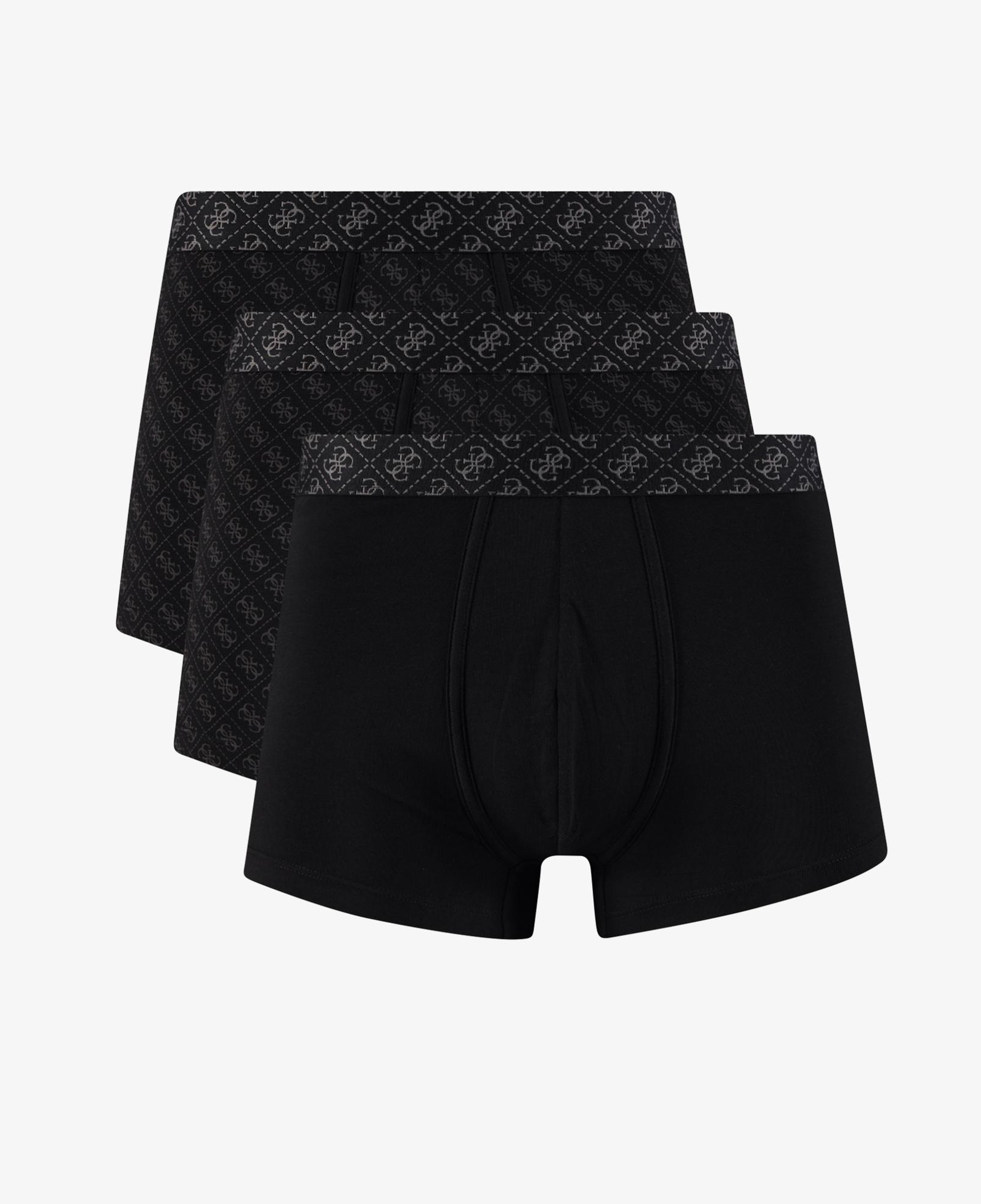 Guess Access Erkek Siyah 3'lü Boxer