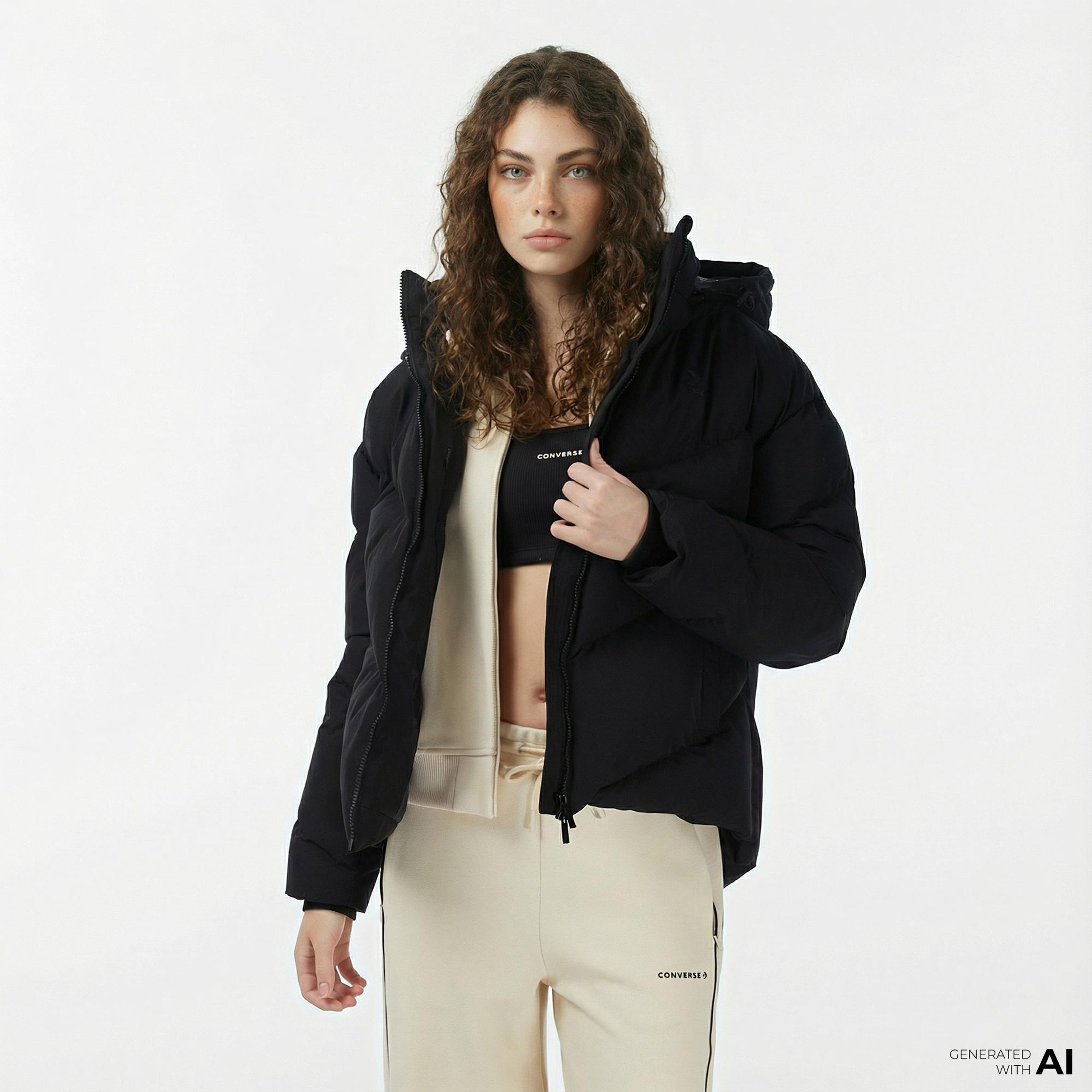 Converse Kadın Siyah Mont