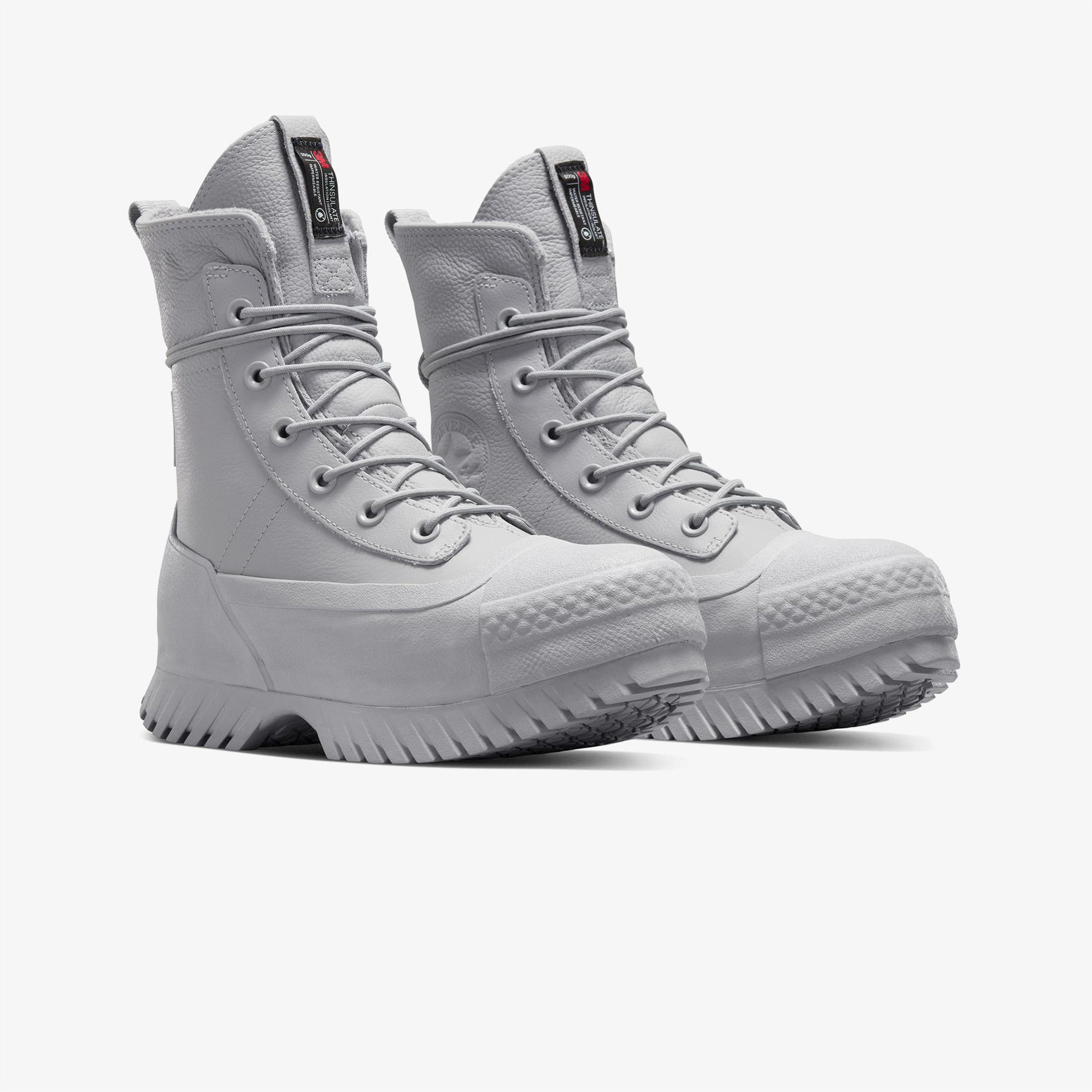 Converse Chuck Taylor All Star Lugged 2.0 CC XHi Unisex Gri Deri Platform Bot