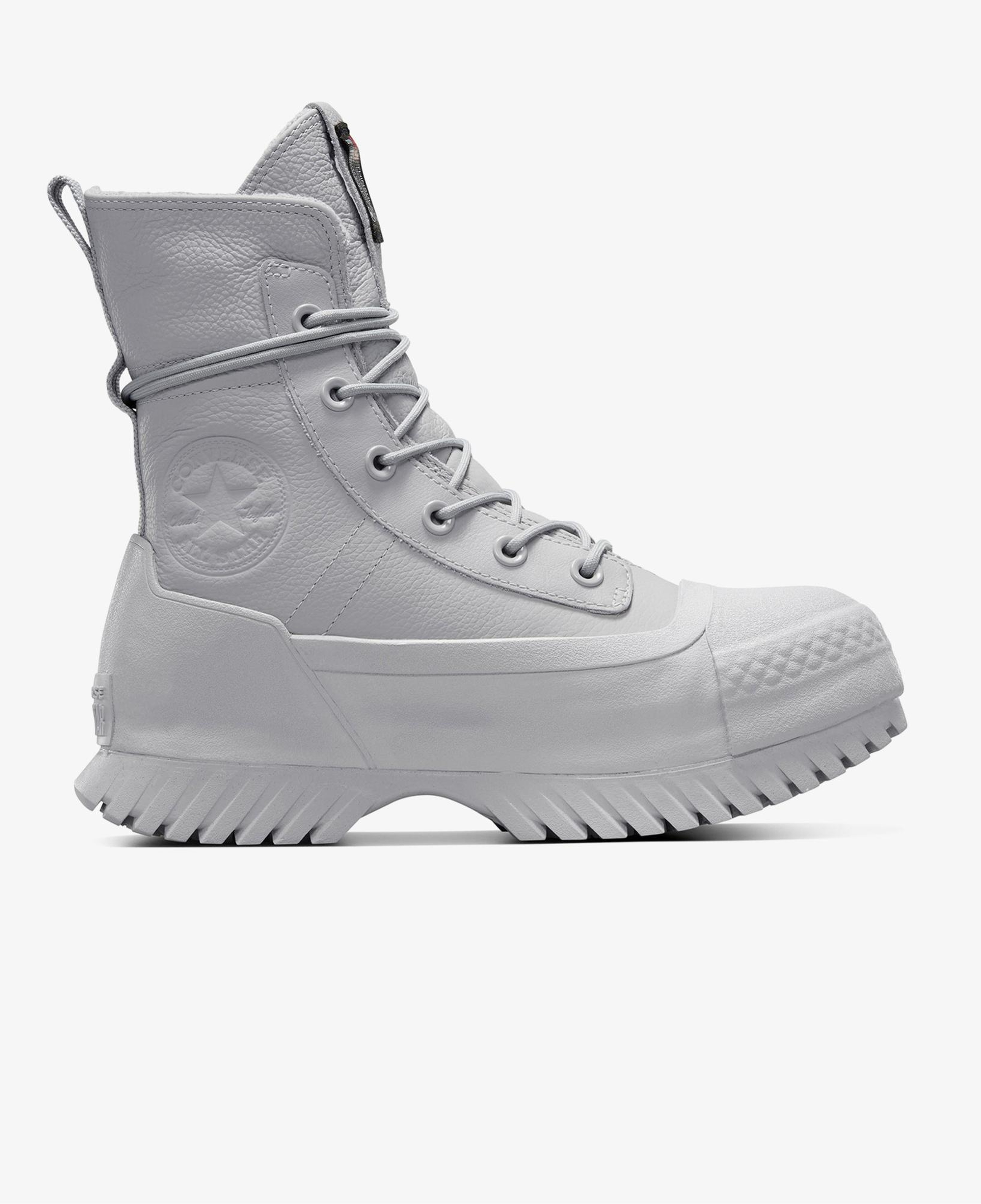 Converse Chuck Taylor All Star Lugged 2.0 CC XHi Unisex Gri Deri Platform Bot