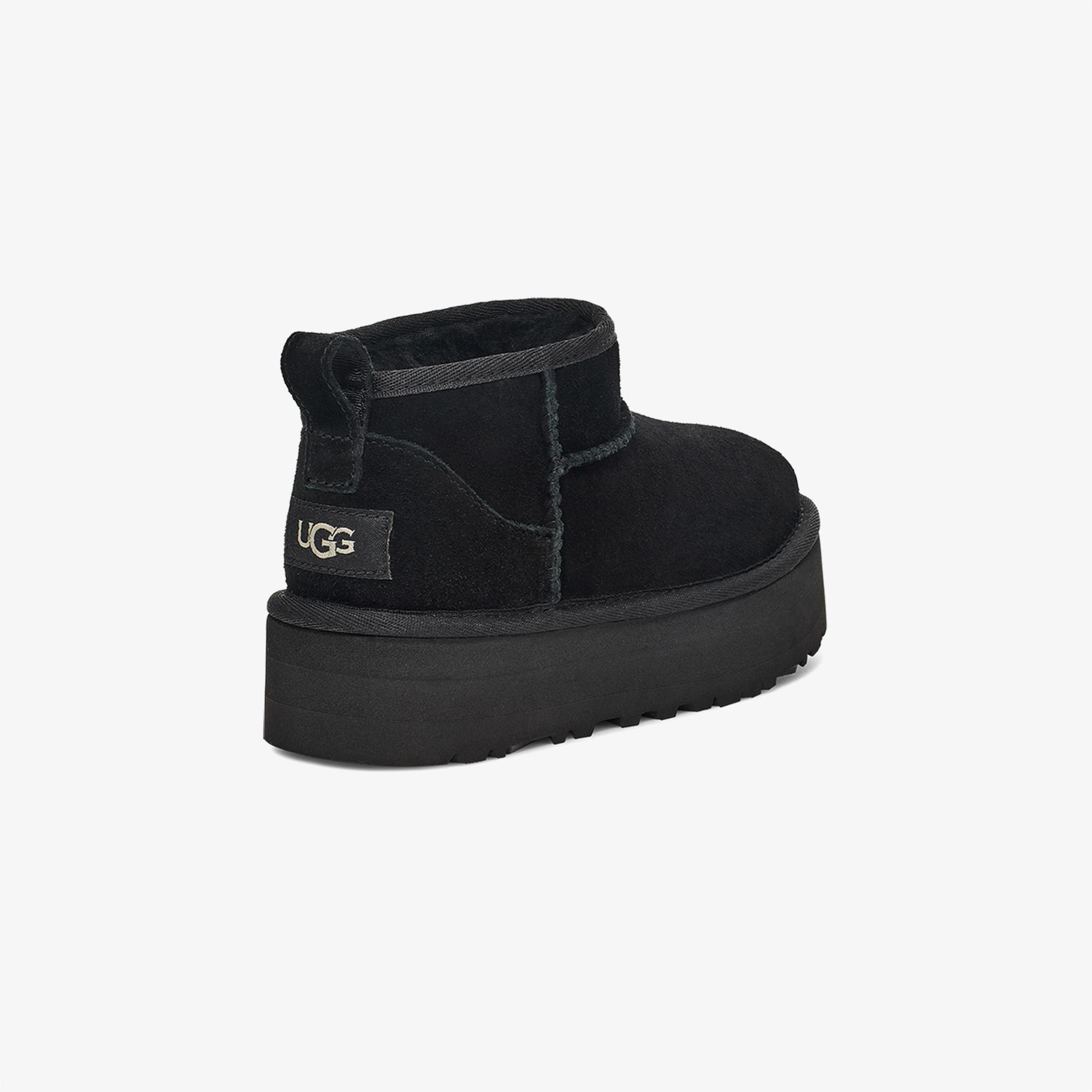 UGG Classic Ultra Mini Platform Çocuk Siyah Bot