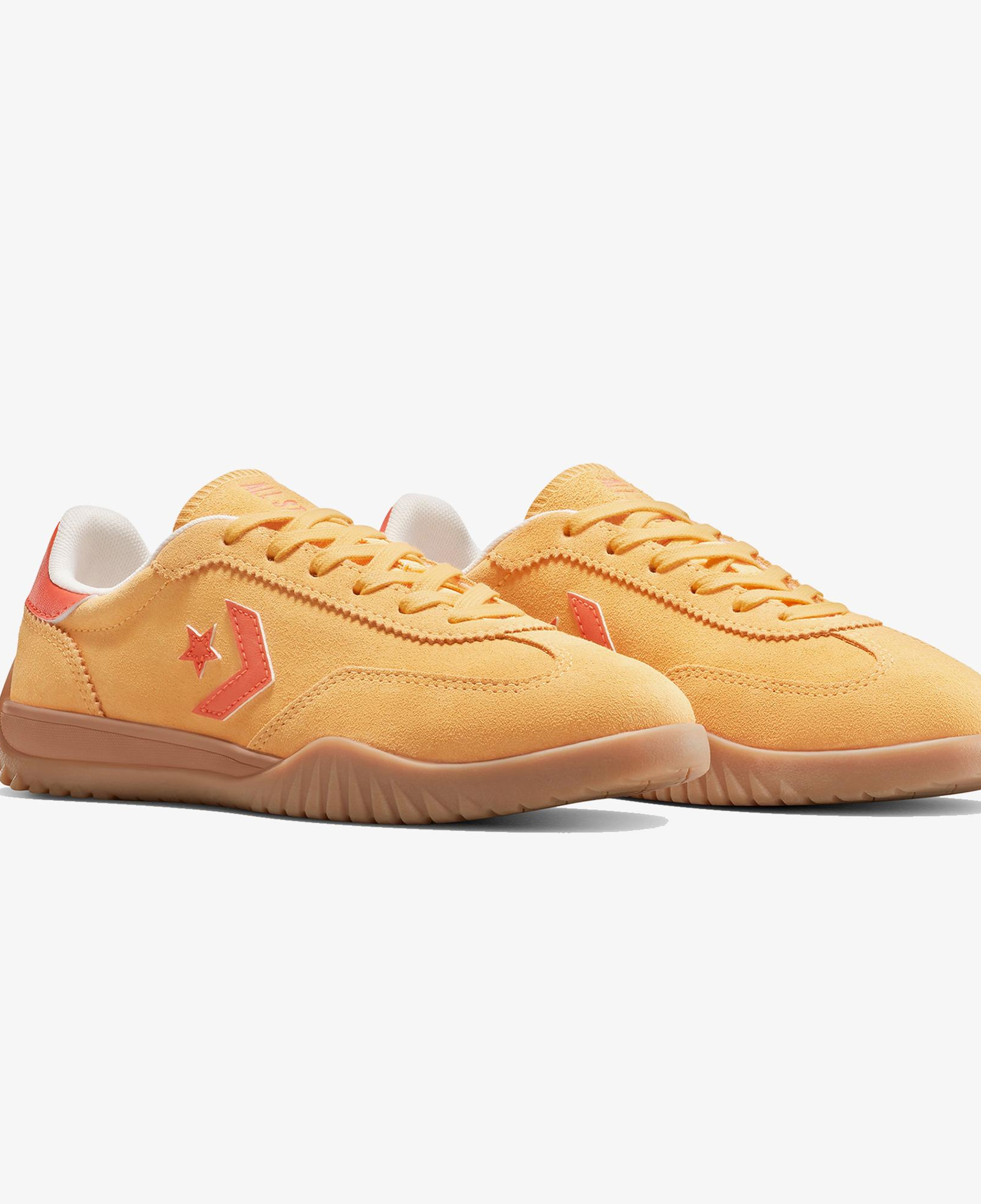 Converse Run Star Trainer Suede Unisex Turuncu Sneaker