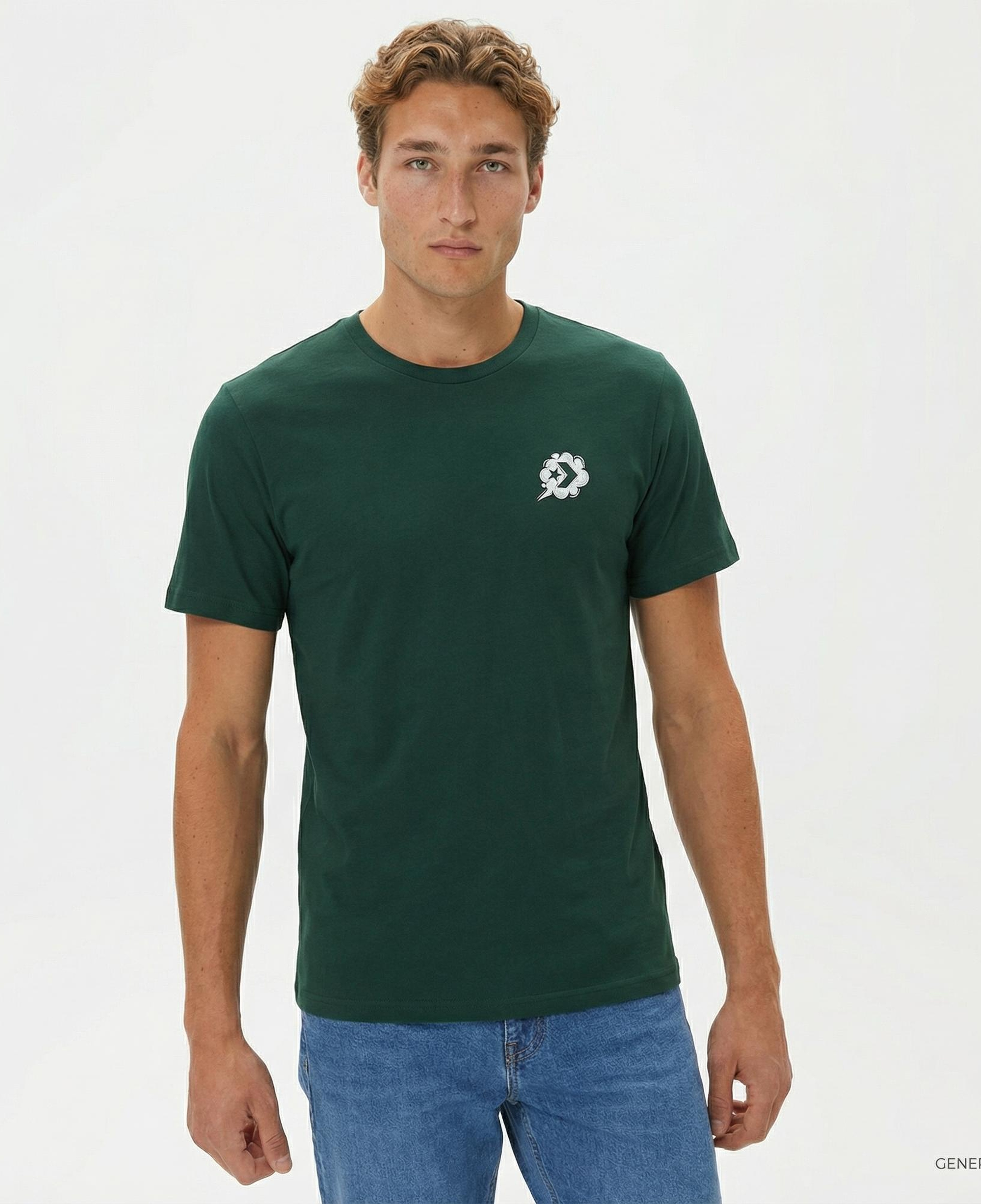 Converse Erkek Grafik Baskılı Yeşil T-Shirt