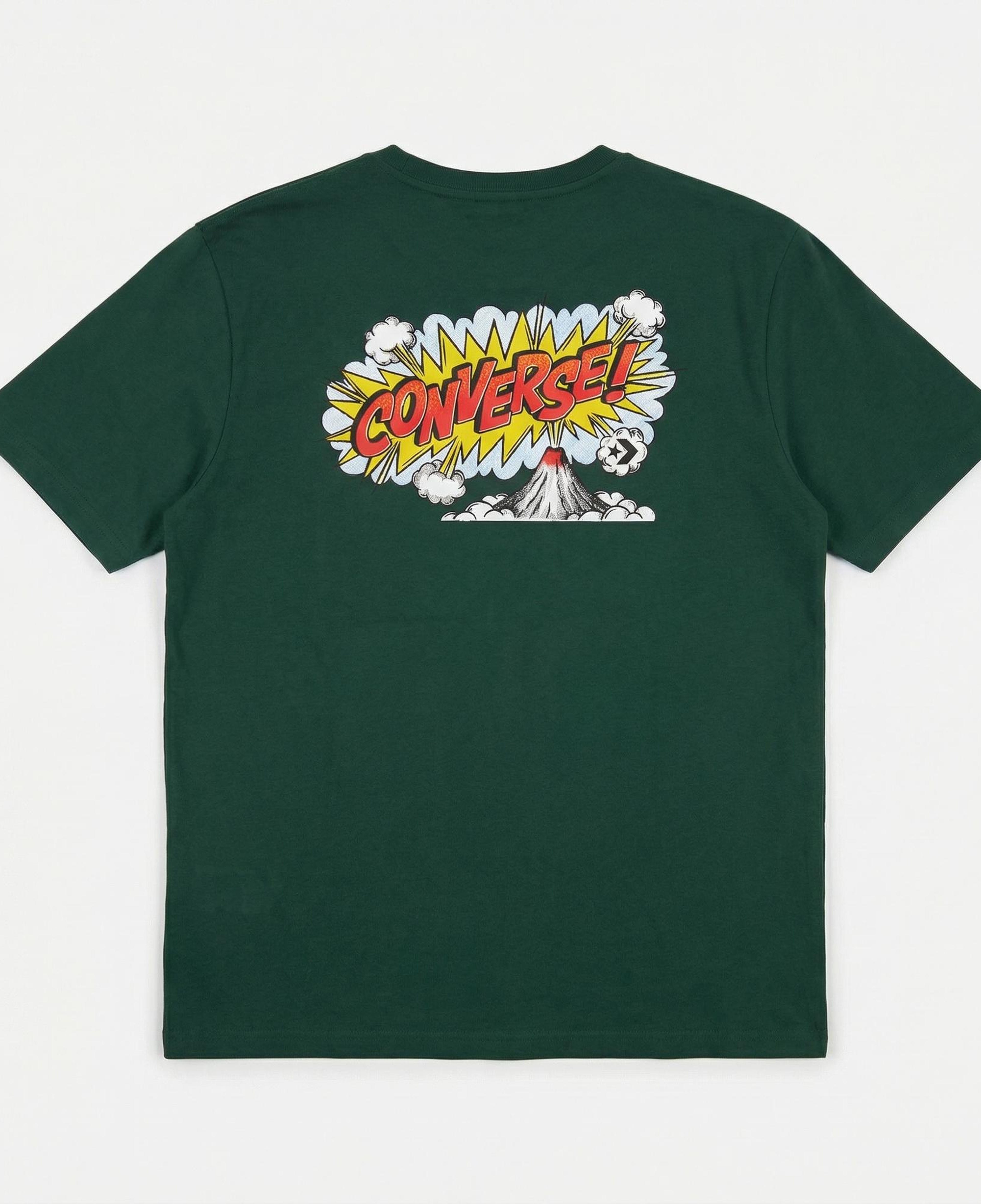 Converse Erkek Grafik Baskılı Yeşil T-Shirt