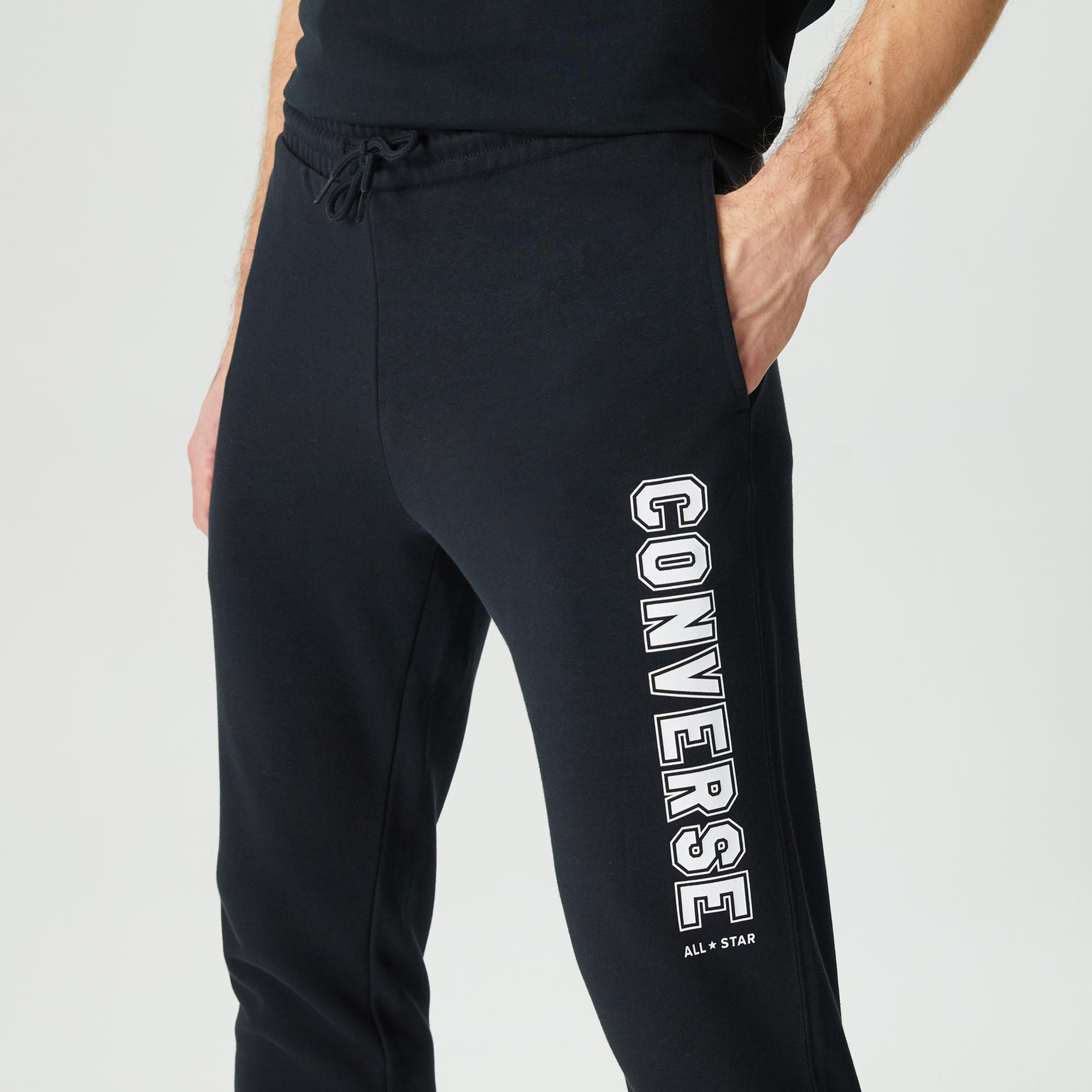 Converse Unisex Siyah Eşofman Altı