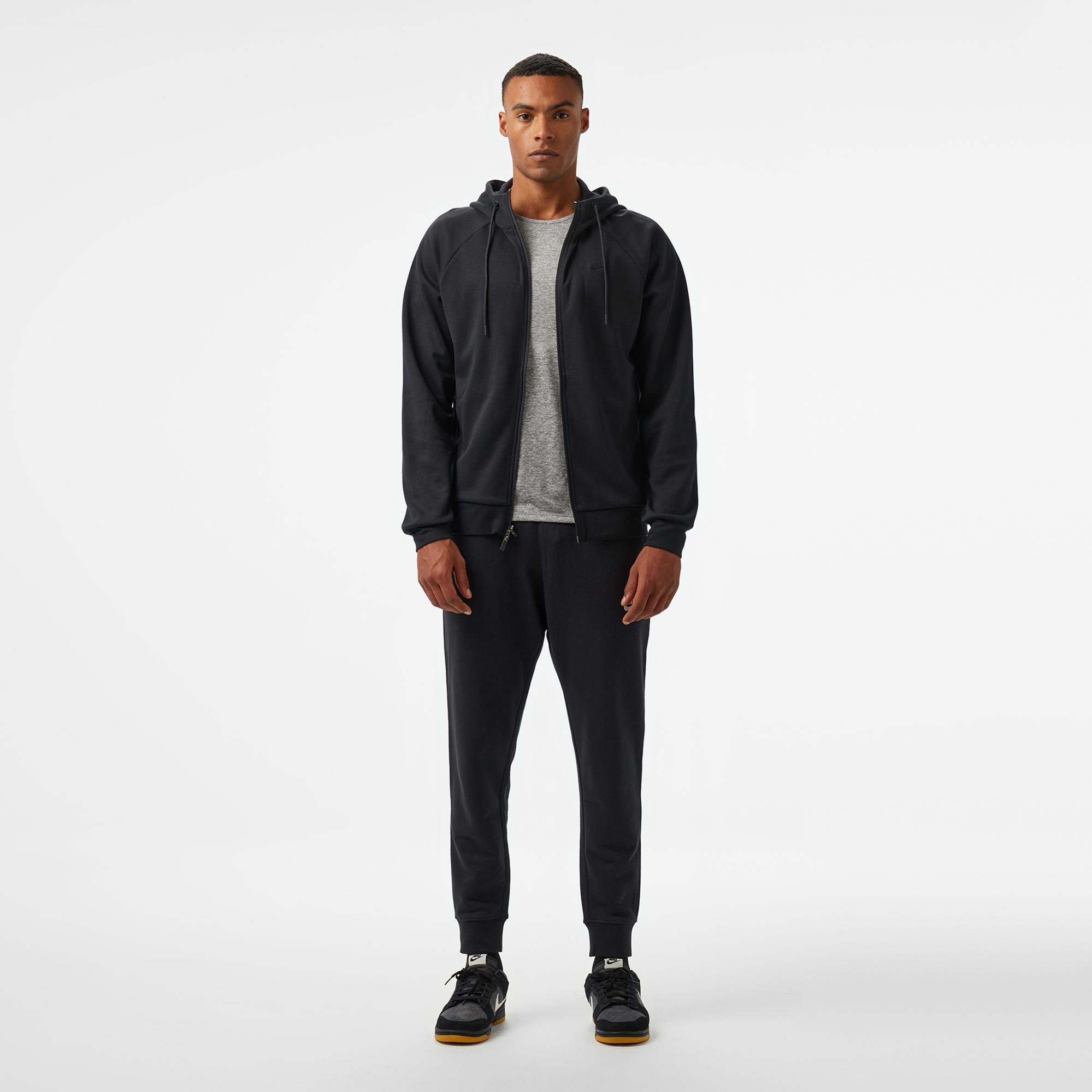 Nike Dri-Fit Primary Fleece Erkek Siyah Hoodie