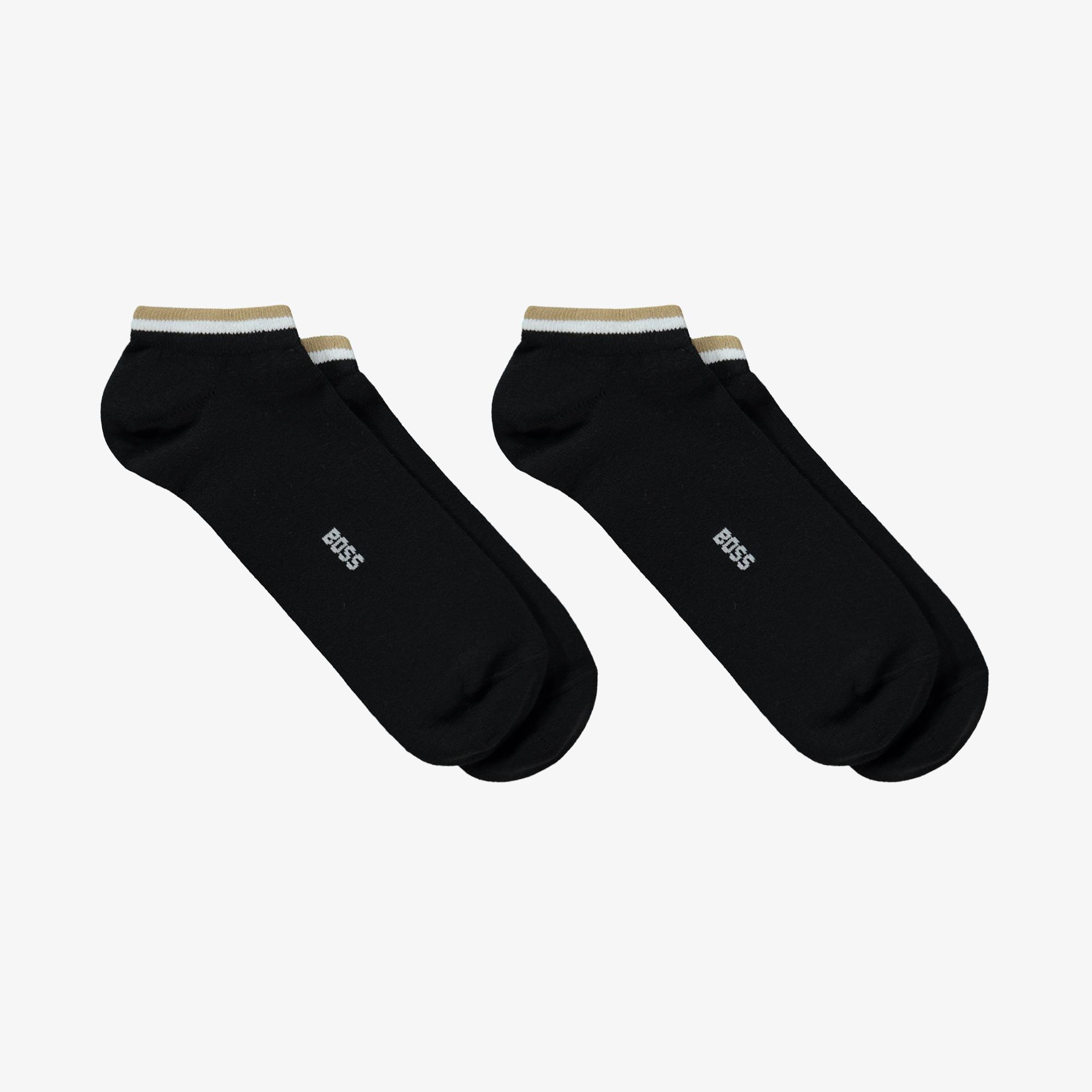 Boss Erkek Siyah 2'Li Çorap
