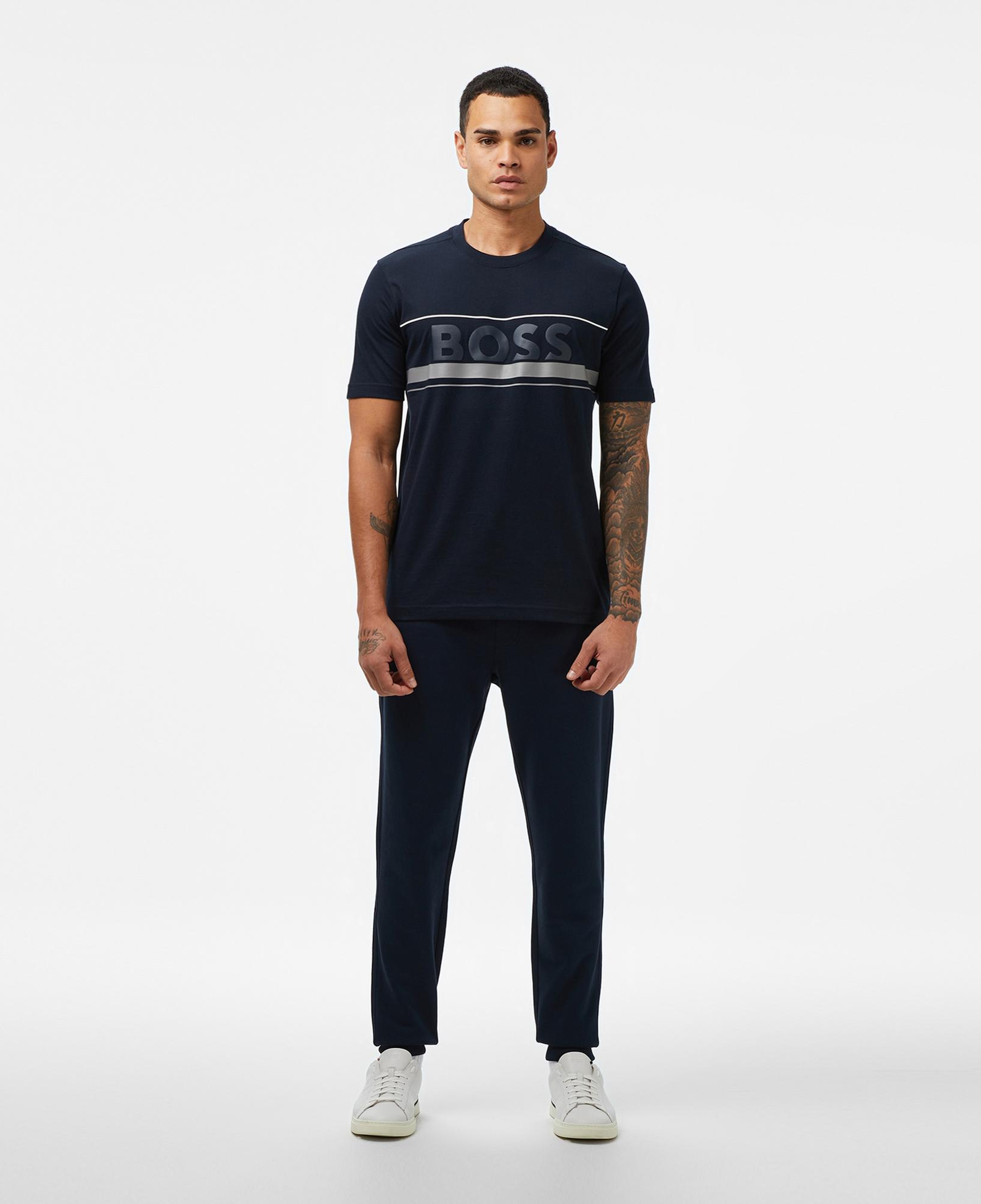 Boss Iconic Erkek Koyu Mavi T-Shirt