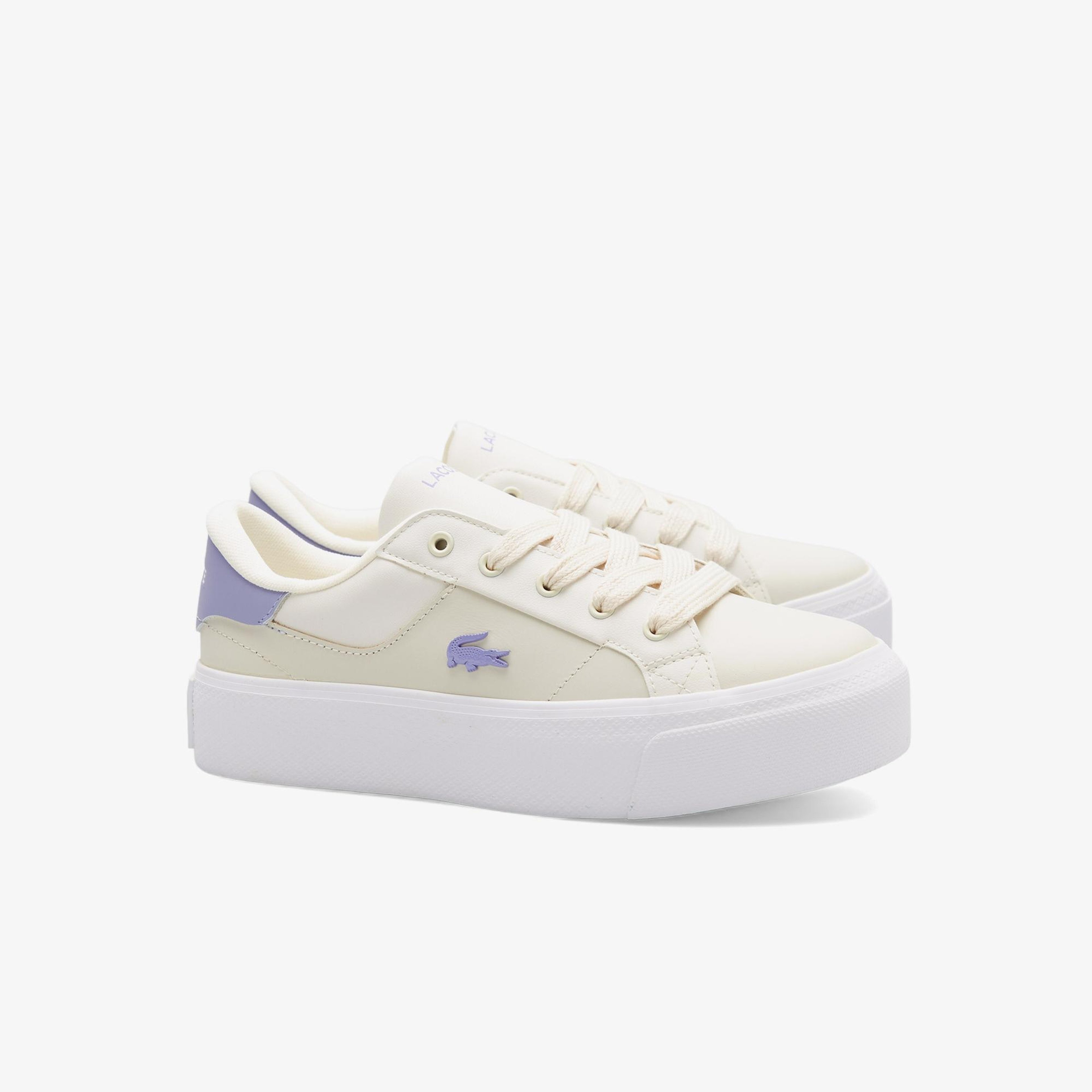 Lacoste Ziane Platform Kadın Krem Sneaker