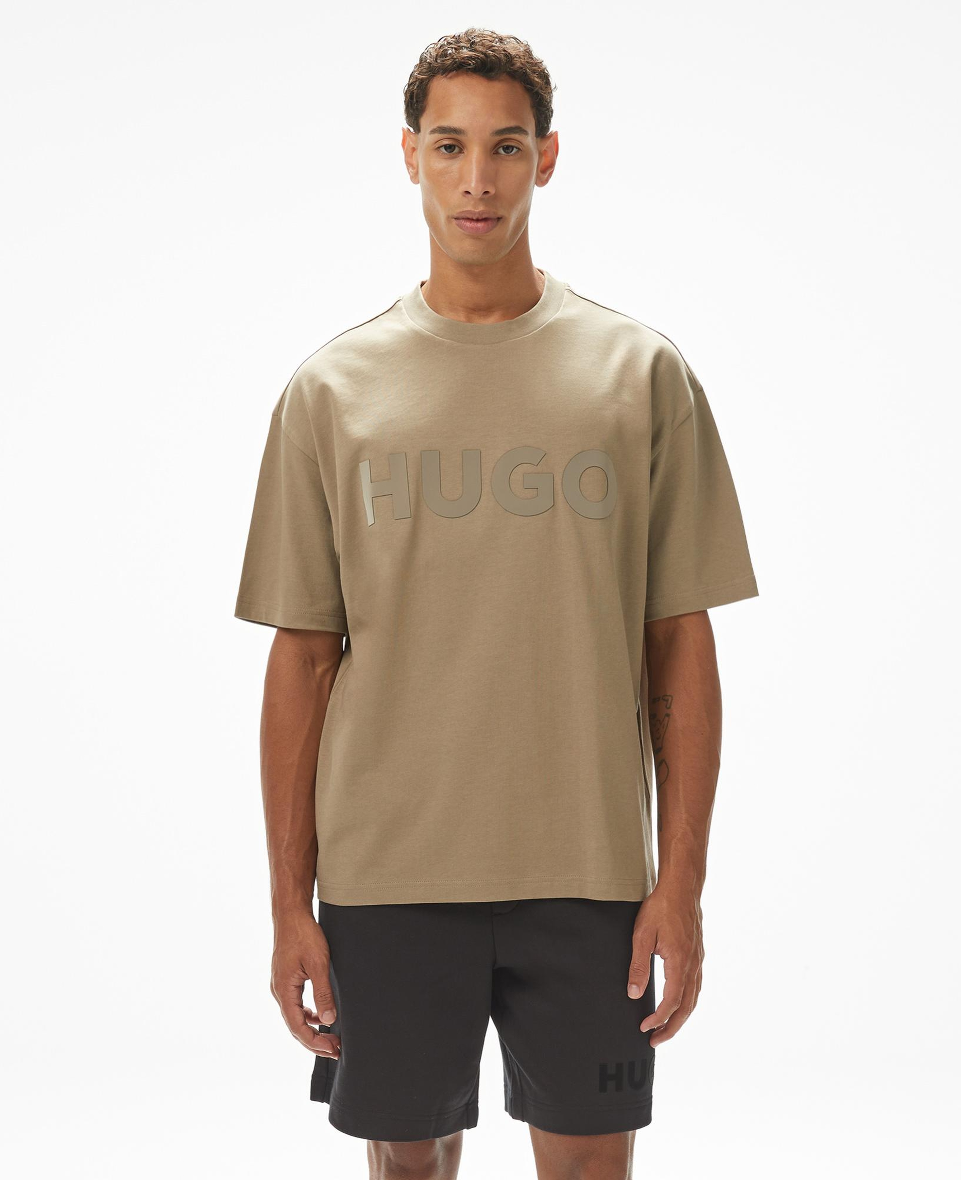 Hugo Dinkee Erkek Kahverengi T-Shirt