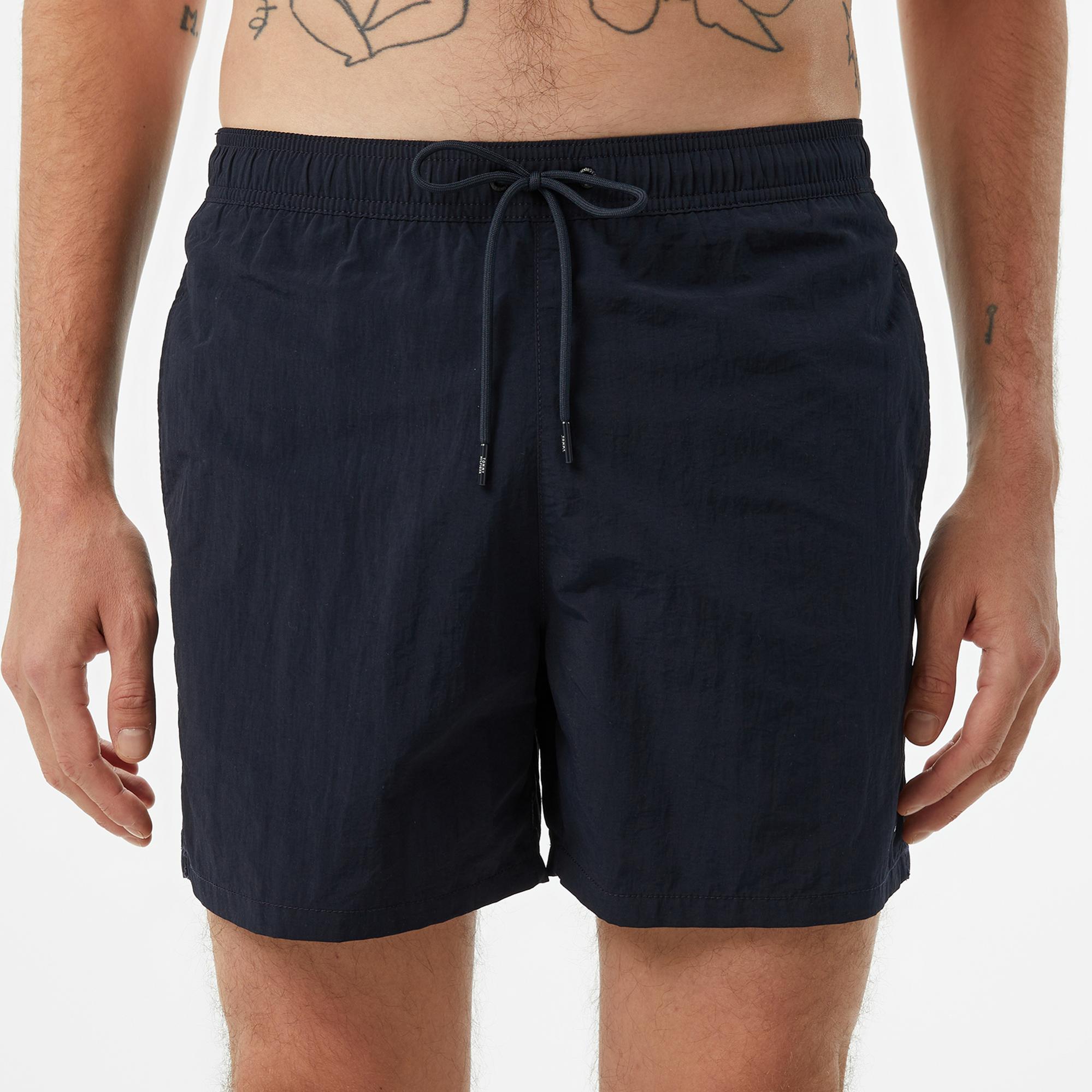 Tommy Hilfiger Essentials Erkek Lacivert Deniz Şortu