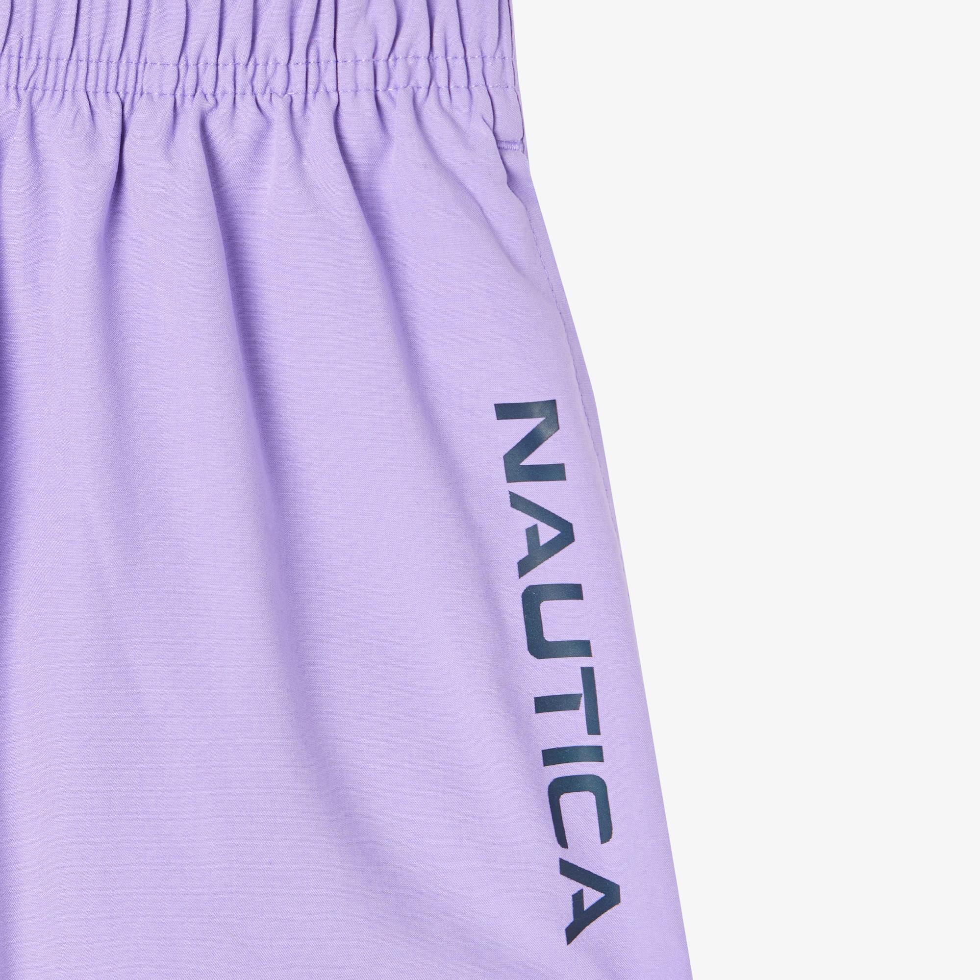 Nautica Erkek Çocuk Mor Standart Fit Deniz Şortu