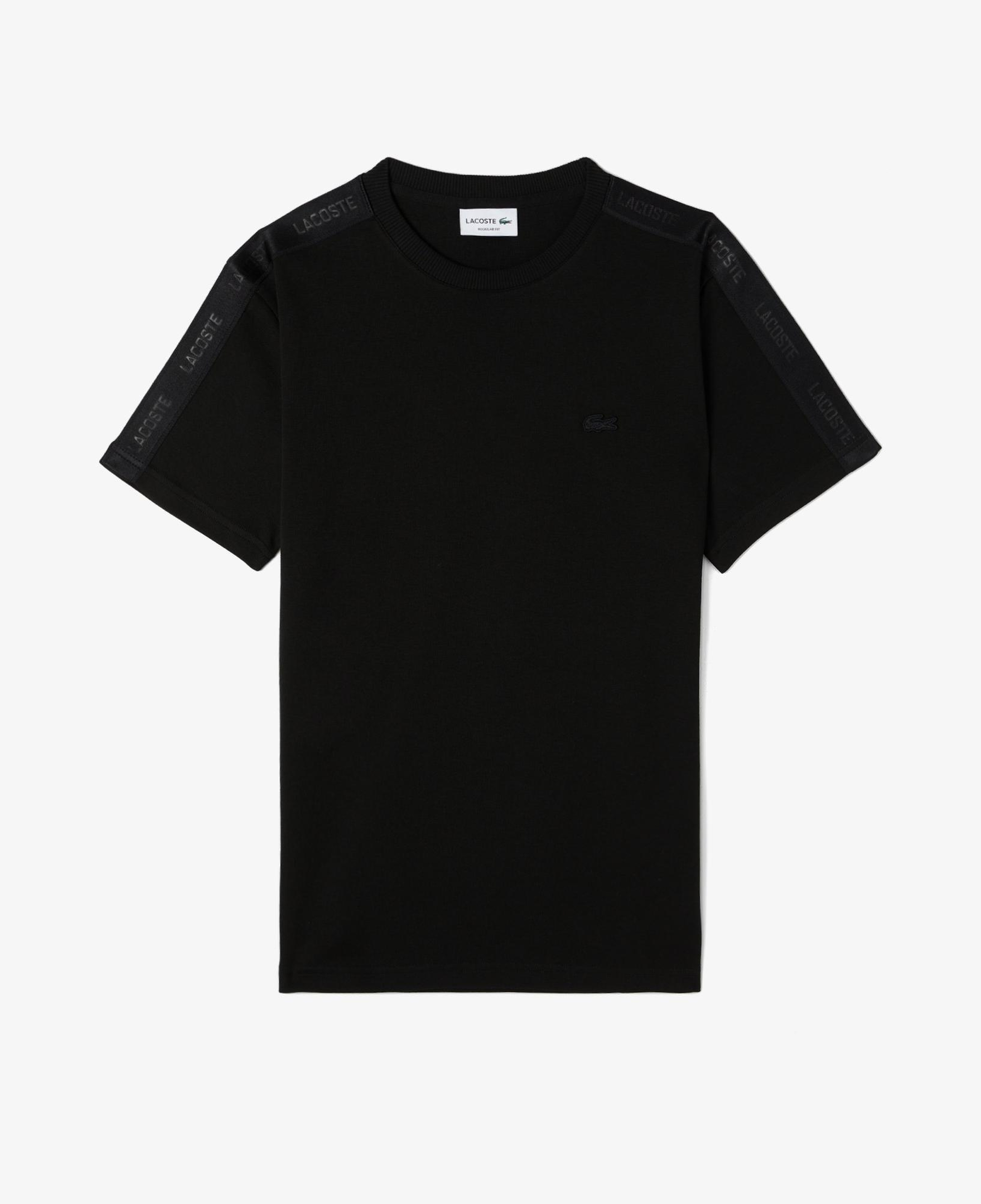 Lacoste Erkek Regular Fit Bisiklet Yaka Siyah T-Shirt