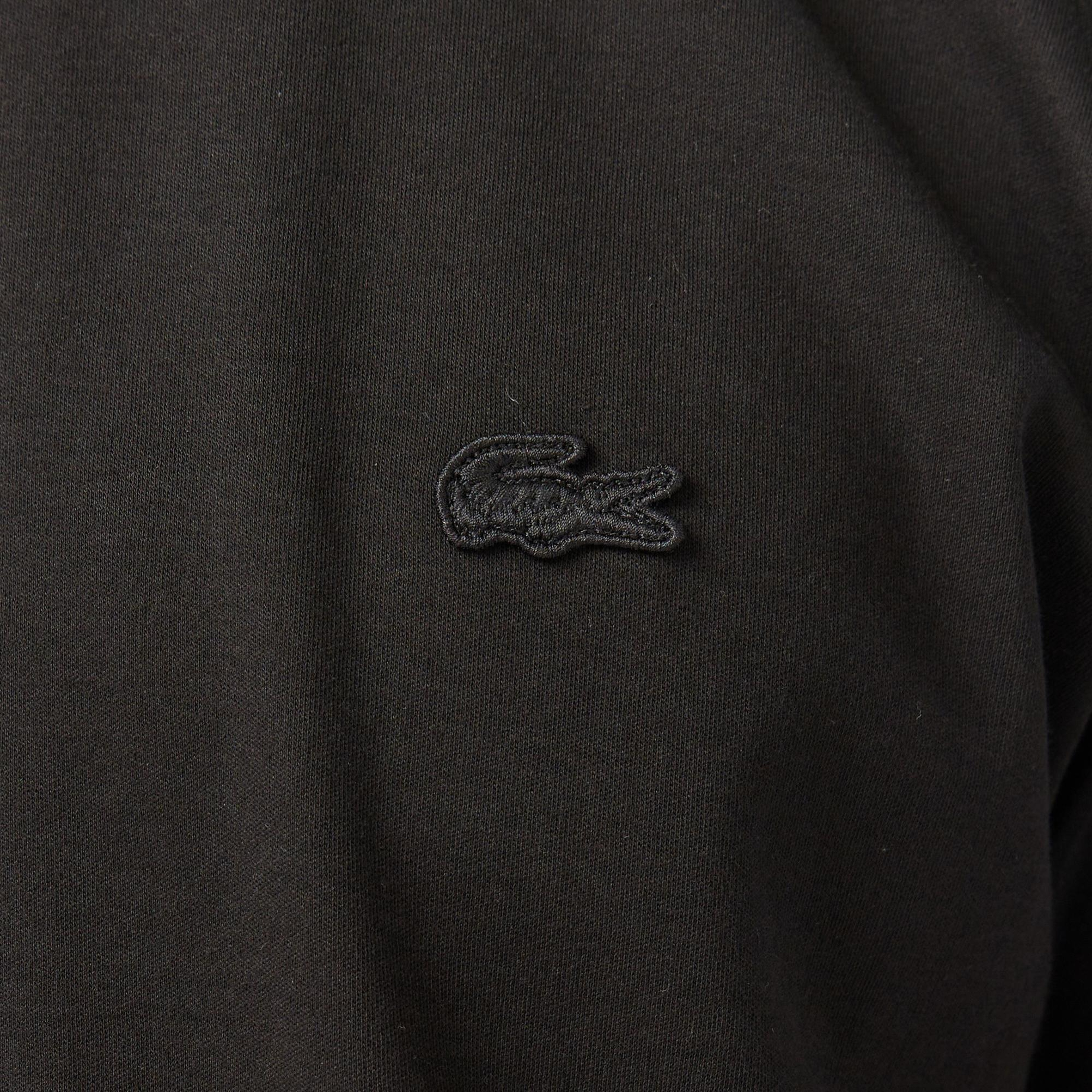 Lacoste Erkek Regular Fit Bisiklet Yaka Siyah T-Shirt