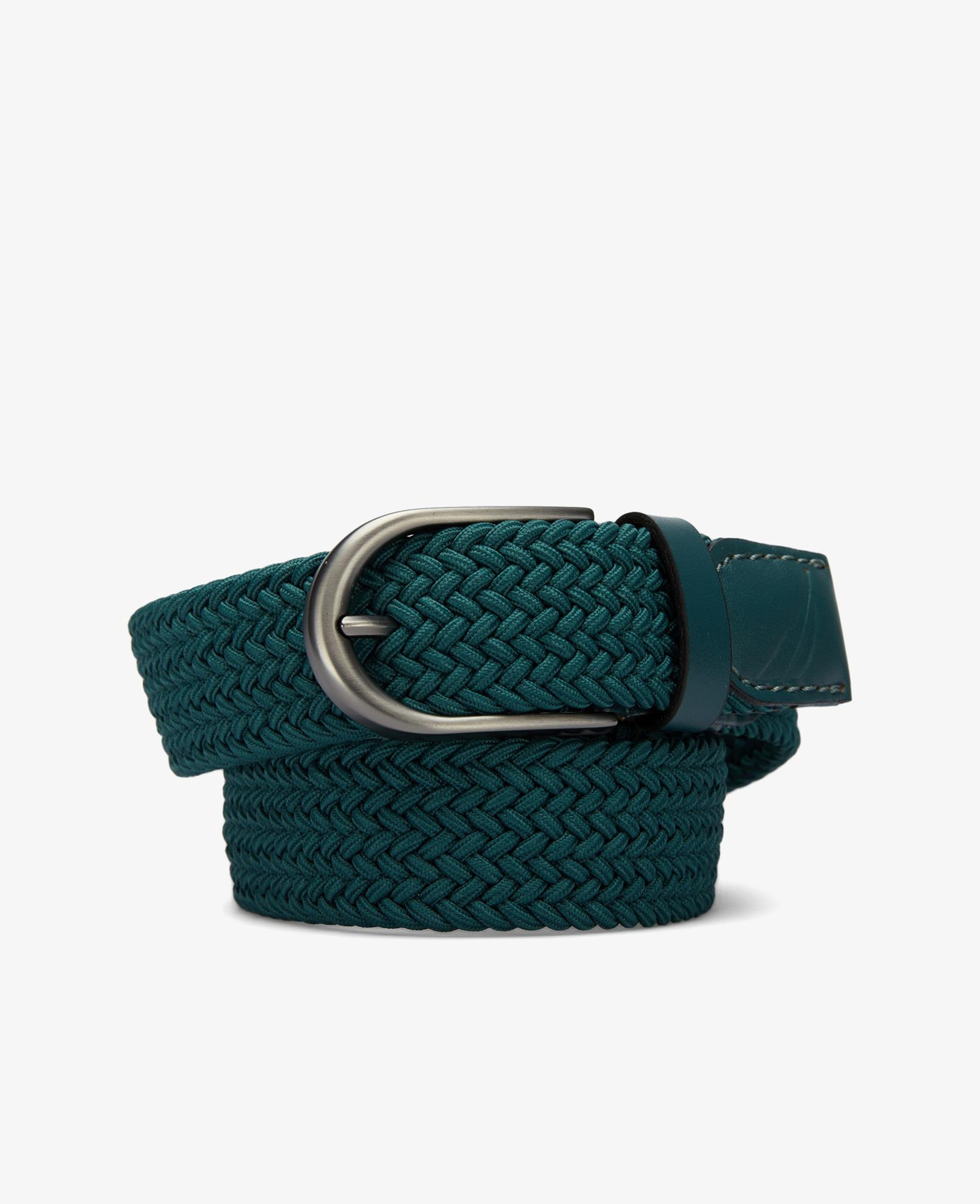 Nautica Erkek Yeşil Örgü Kemer