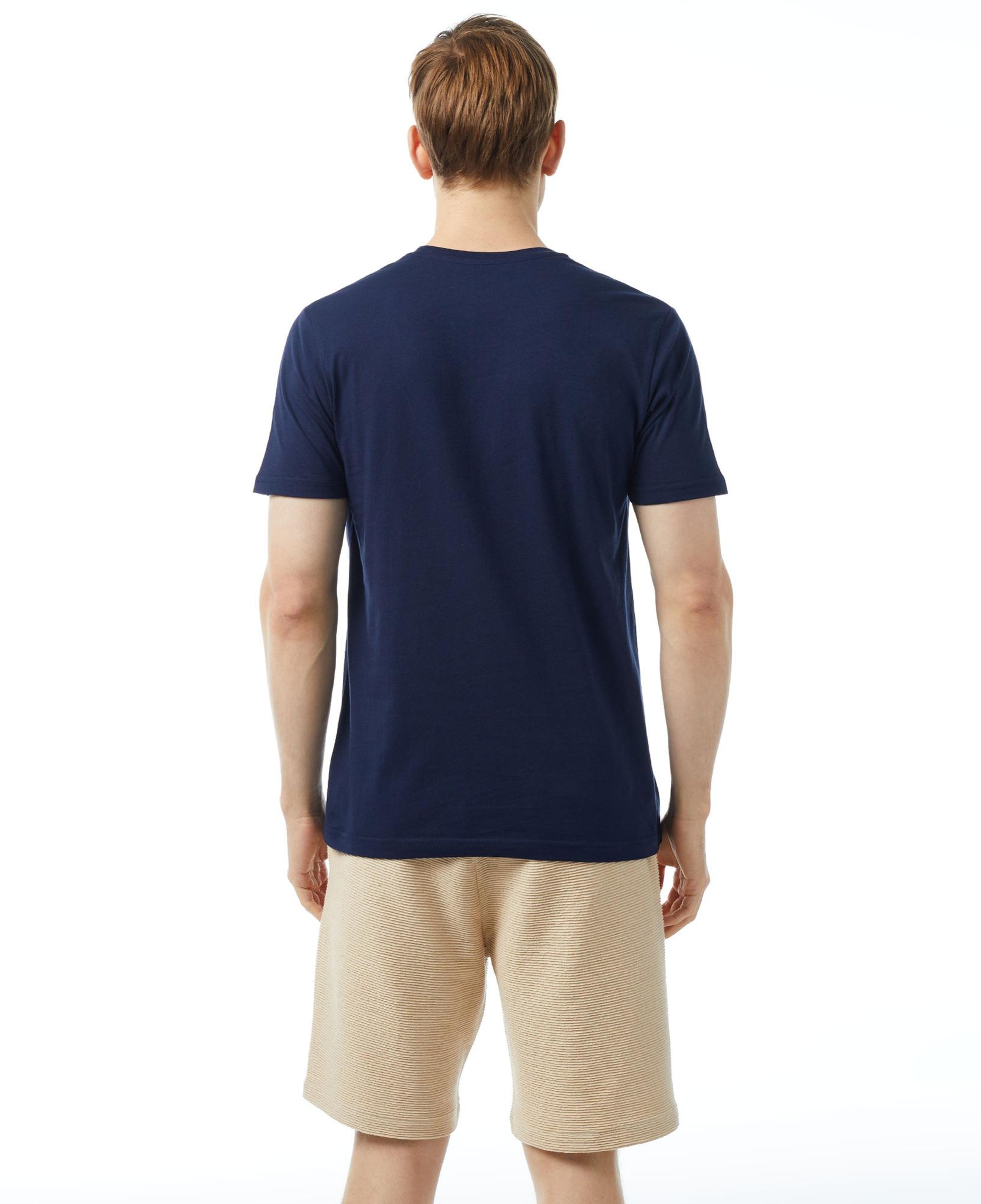 Nautica Erkek Lacivert Standart Fit T-Shirt